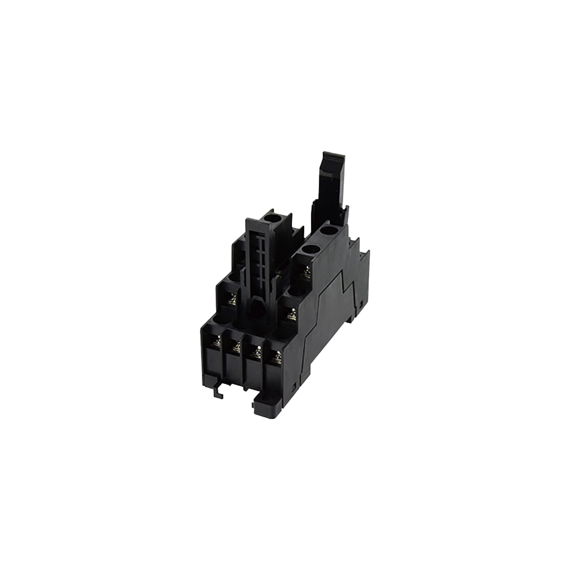 side view of a socket DIN mount with multiple terminal points