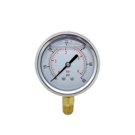 Hydraulic | Glycerin Filled 2.5" Gauge, 0-60 PSI | CF1P-004A