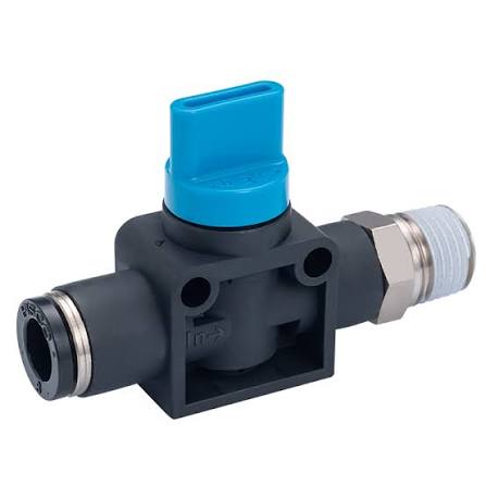 Koganei | Hand Valve 1/4" NPT x 1/4" Tube 3-direction | HV1/4-N2U-Pneumatic-TECO Technology