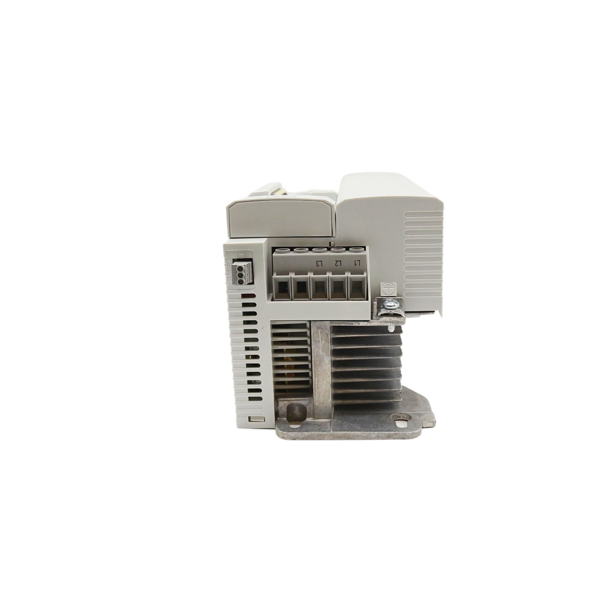 Lenze | i510 10hp Cabinet mount 480volt 5digital inputs, 2 analog inputs, 1 digital output 1 analog Output, 1 relay | I51BE275F10V11000S - side view