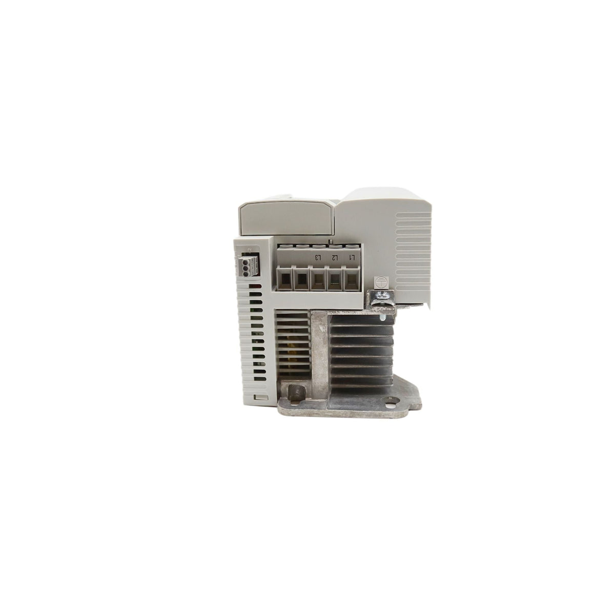 Lenze | i510 15hp Cabinet mount 480volt 5digital inputs, 2 analog inputs, 1 digital output 1 analog Output, 1 relay | I51BE311F10V11000S - side view