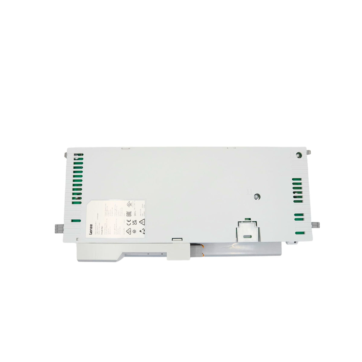 Lenze | i550 15hp Cabinet mount, fieldbus and STO capable, 480volt 5digital inputs, 2 analog inputs, 1 digital output 1 analog Output, 1 relay | I55BE311F10V11000S - side view