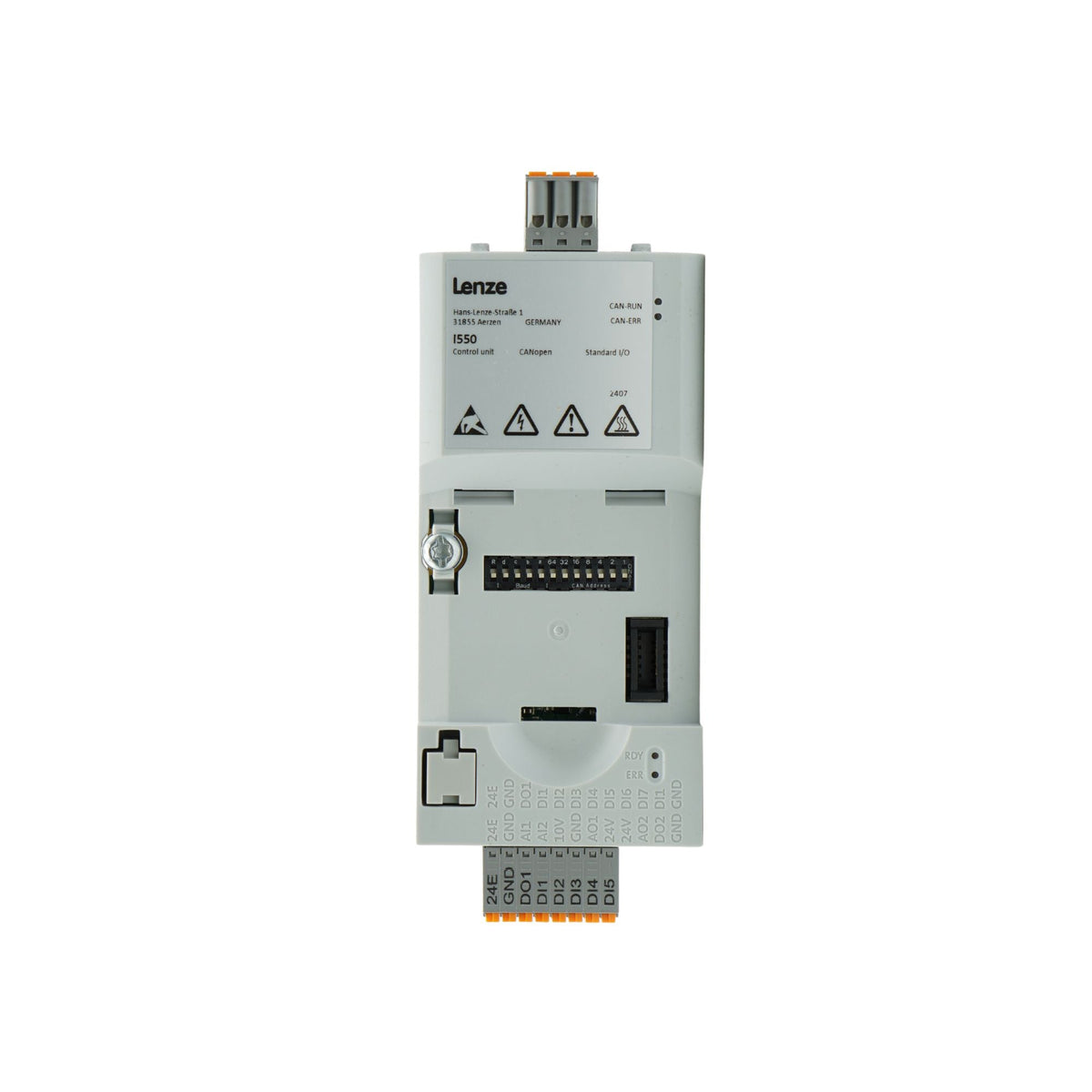 Lenze | i550 Control Unit, CANopen, EPM memory IP20 | I5CA5C02000VA1000S