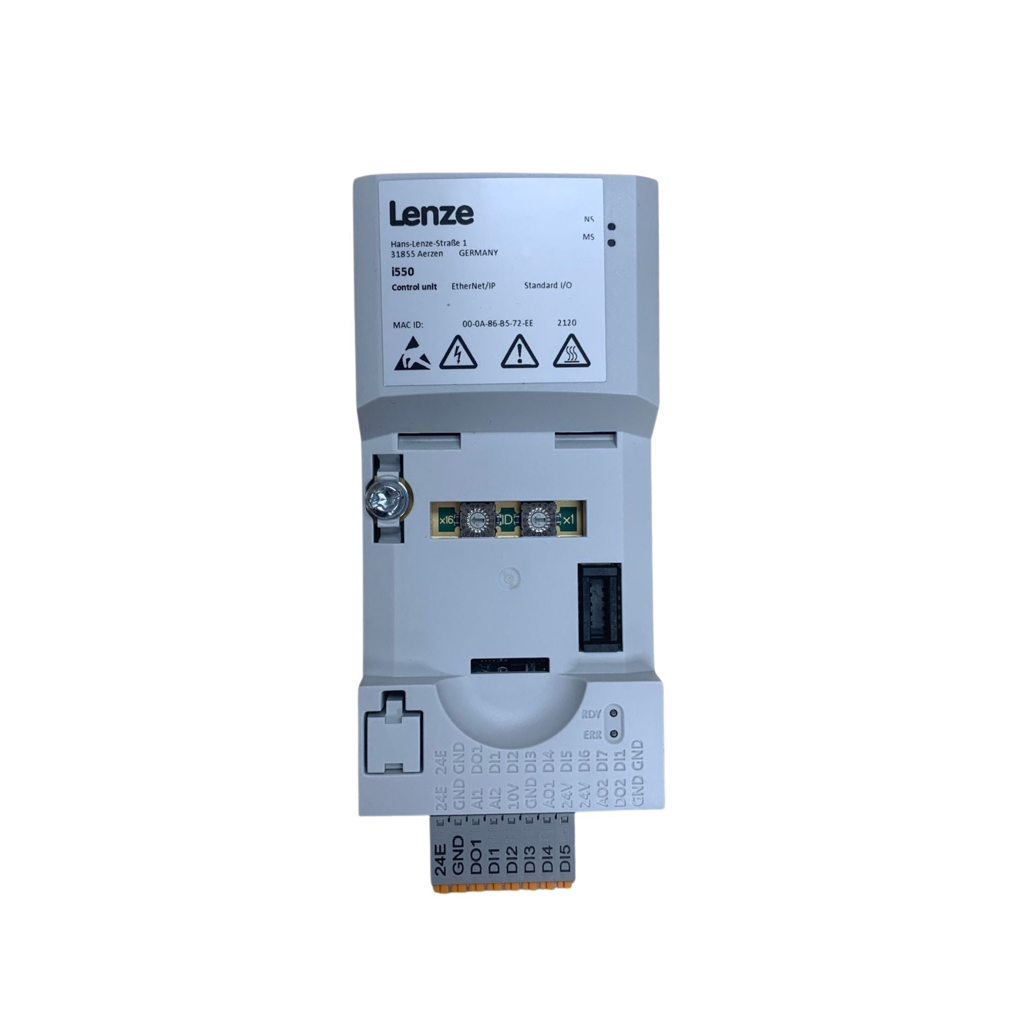 Lenze | i550 Control Unit, EtherNet I/P, EPM memory, IP20