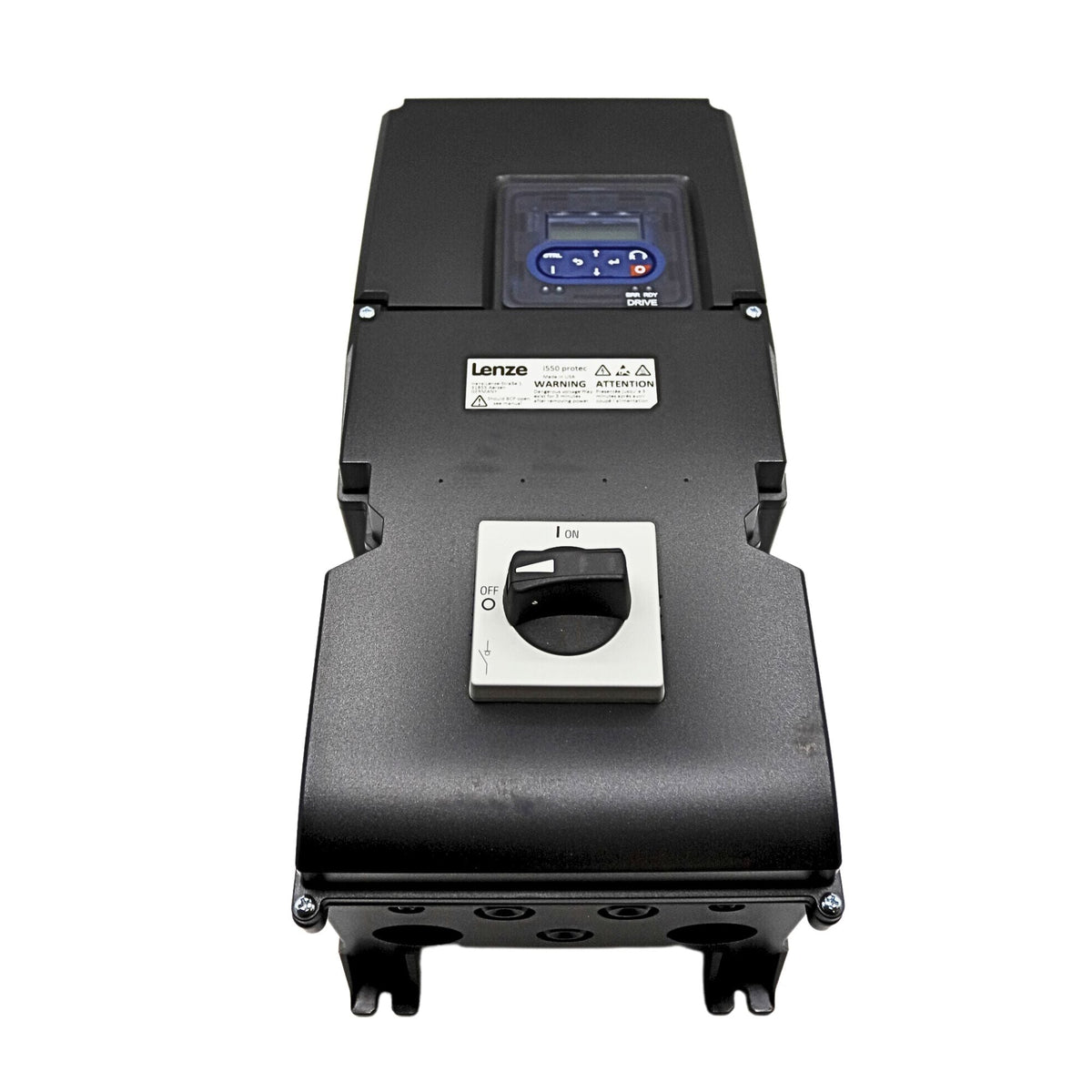 Lenze | I550 Protec 5hp IO-LinkBasic STO with Incremental encoder (HTL) | I55AP240F20711K06S - side view