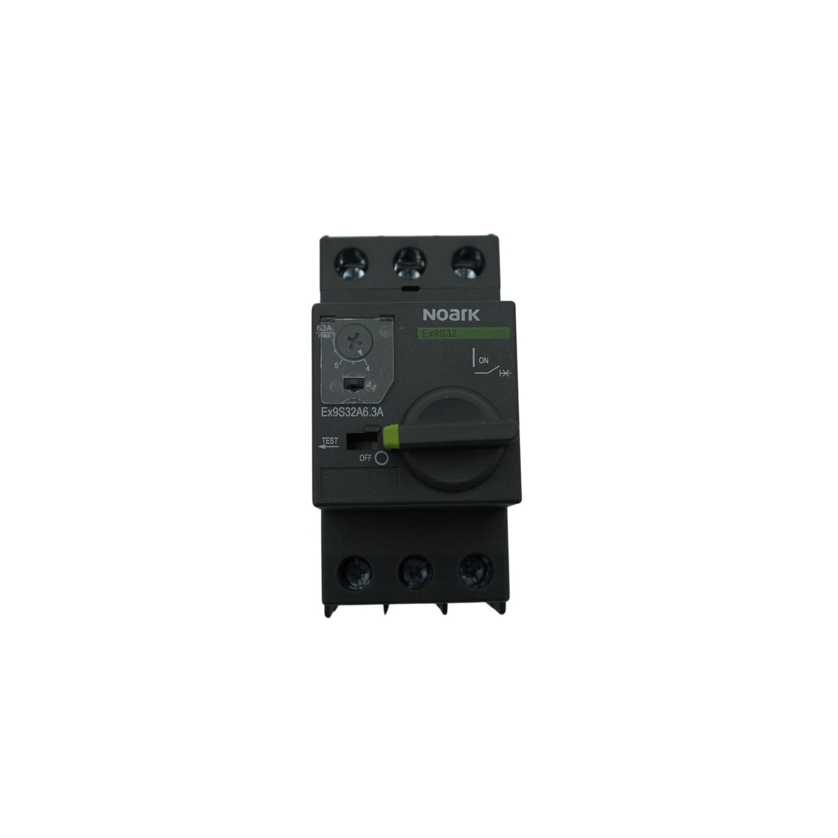 Noark | Manual Motor Starter EX9S32 Series 32A Rotary Handle, 4-6.3A | Ex9S32A6.3A