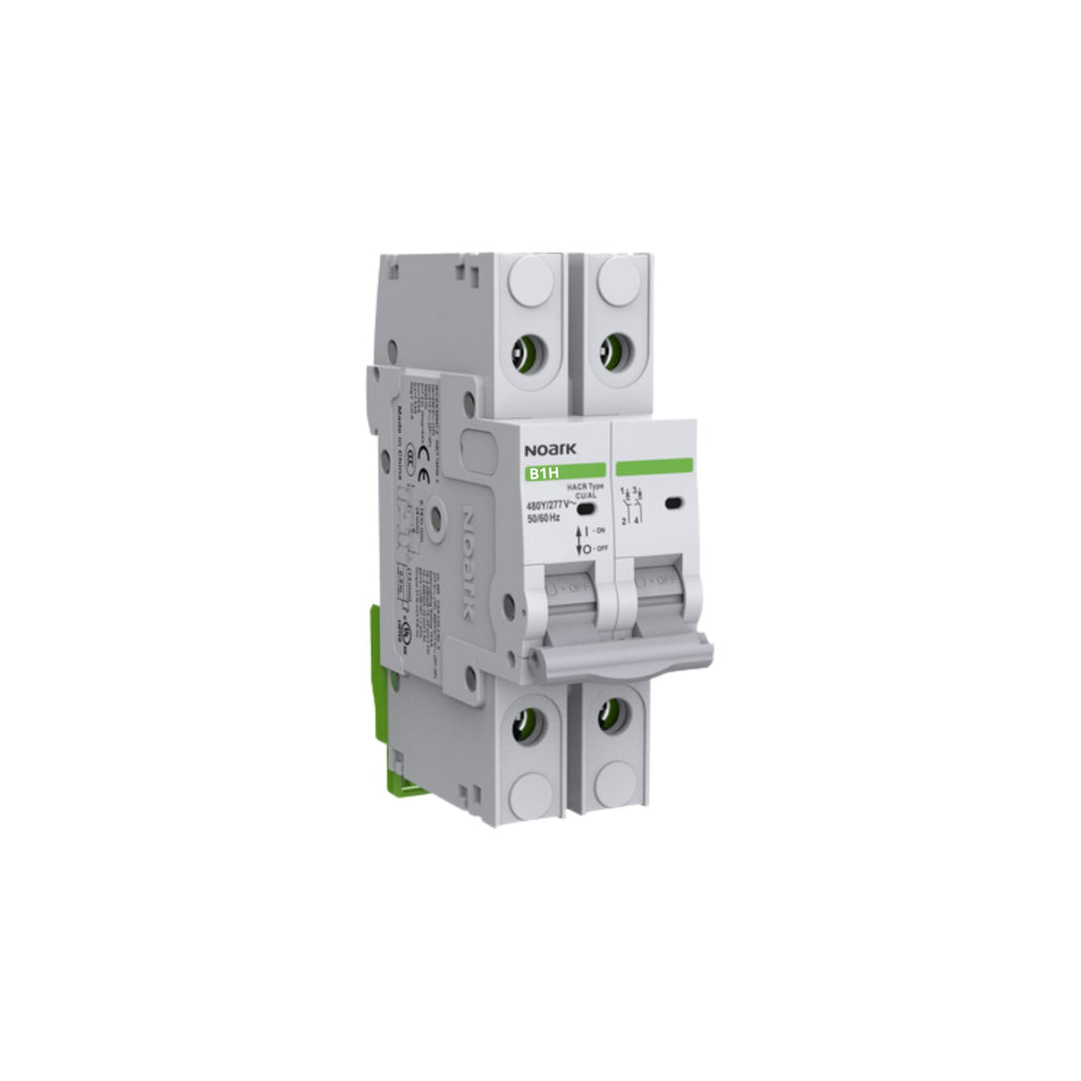 Noark | Mini Circuit Breaker 1P, C-Curve, 3A, UL489, 277VAC, 10 kA | B1H1C3