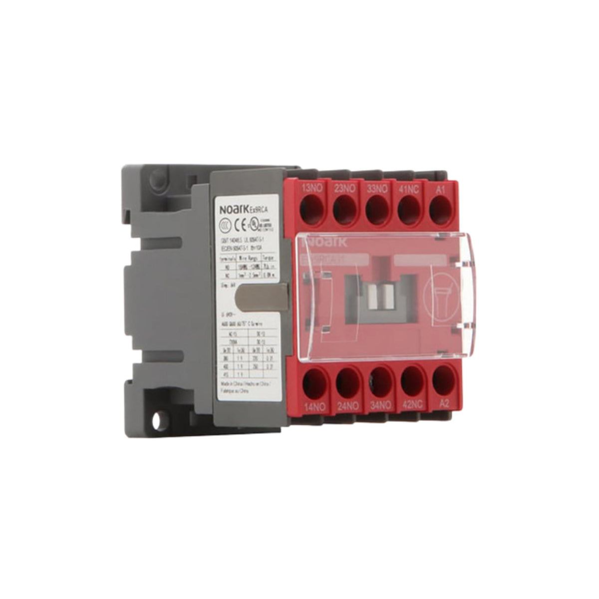 Noark | Safety Contactor Relay, Ex9RC, Standard, FVNR, DC, 12V, 3NO,1NC, 4 pole | Ex9RCA31DAS