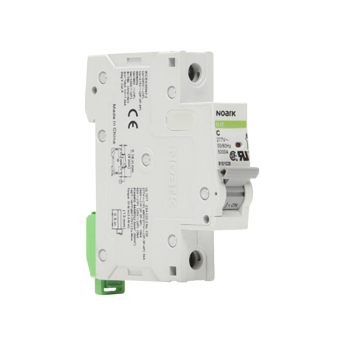 Noark | UL 1077 Supplementary Protectors 1A, 1P, C Curve; 5 kA, 277Vac/60 Vdc | B1E1C1