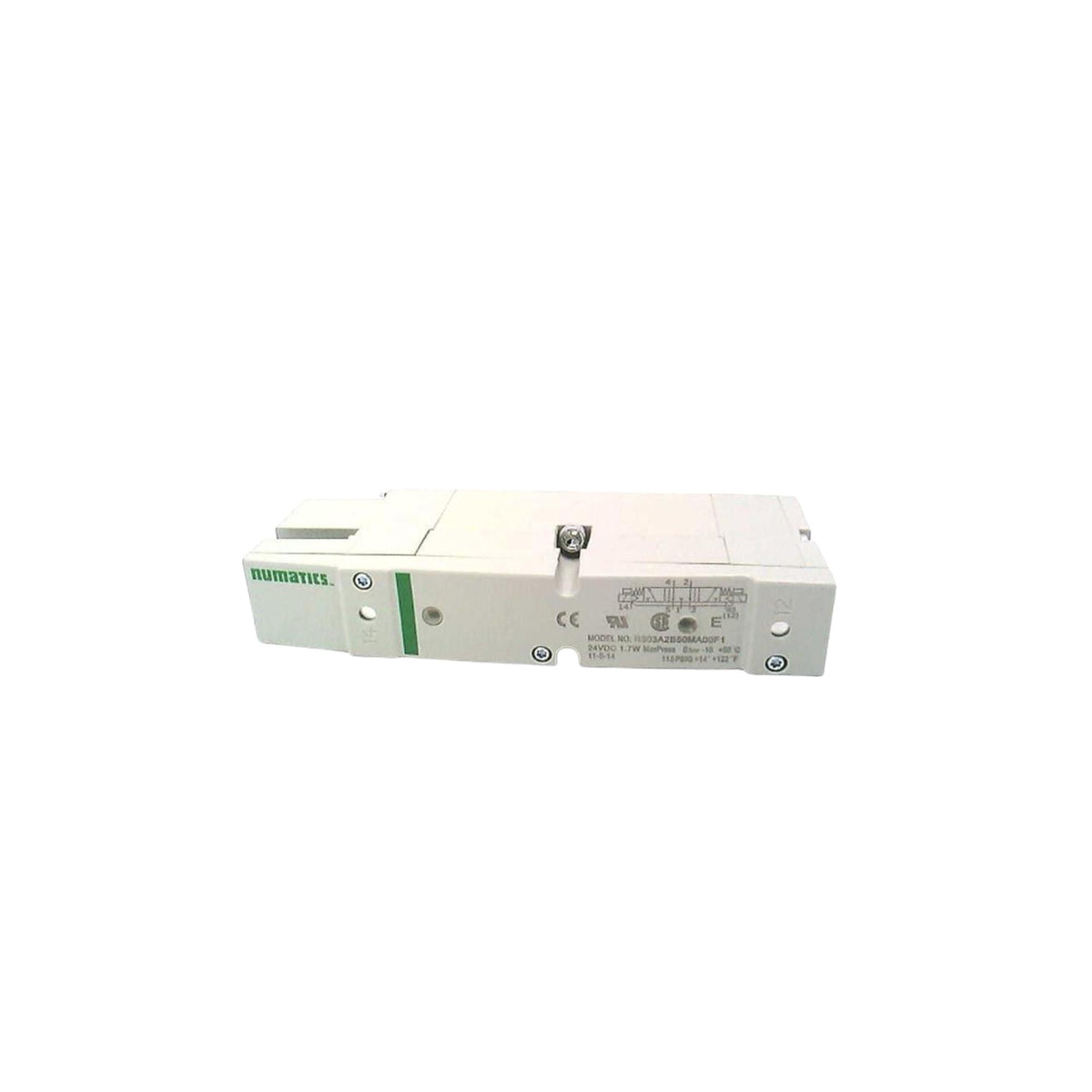 Numatics | 503 Series, 24VDC, 5-Way/3-Position, Solenoid / Solenoid, Manual Override, Double Unit Body | R503A2B50MA00F1