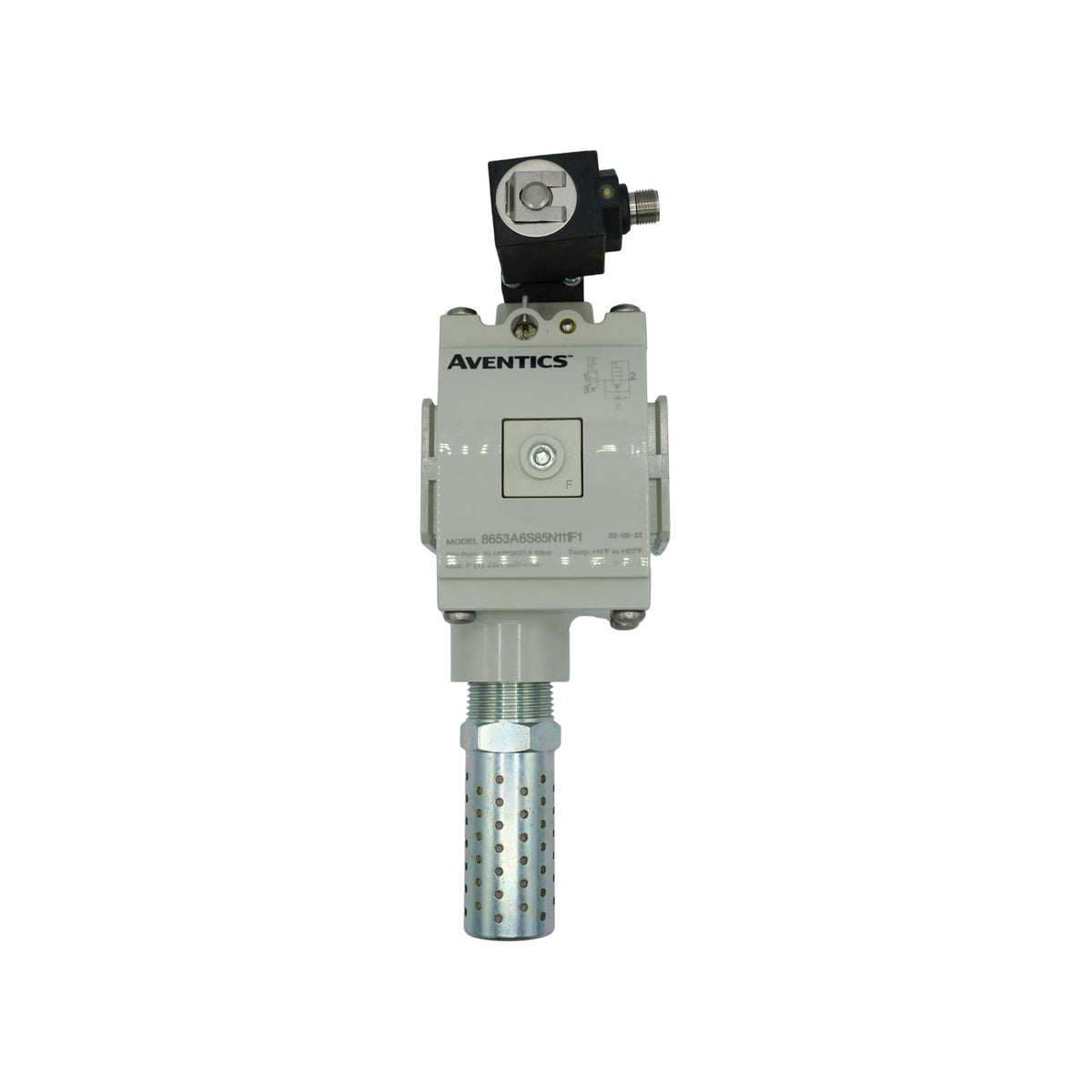 Numatics | Aventics 653 Series Solenoid Slow Start Quick Exhaust Valve 3/2, 3/4 in NPT | 8653A6S85N111F1