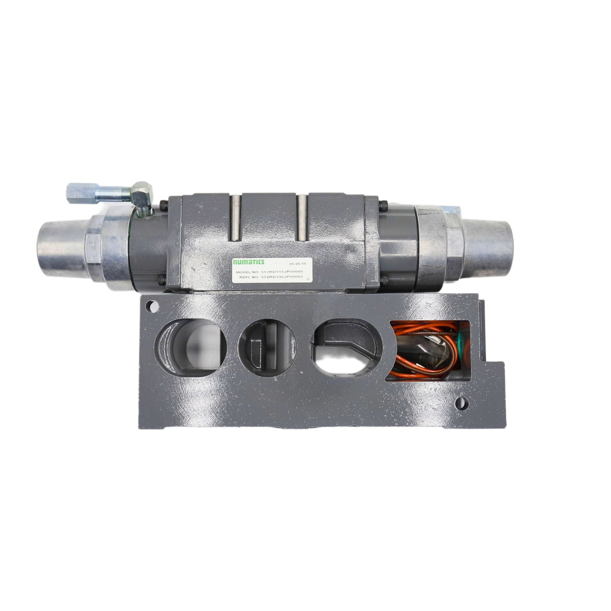 Numatics l Aventics Dual Pressure Regulator, 10-130 PSI | 553RD115JP00000 - side view