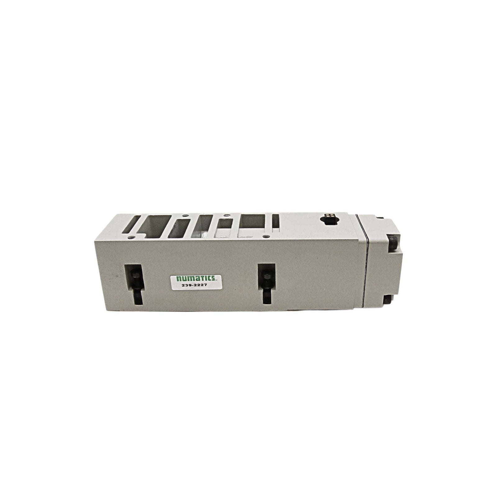 Numatics l Aventics Manifold part 2035 Series Sandwich Pressure Block 3/8 in NPT | 239-2227 - side profile