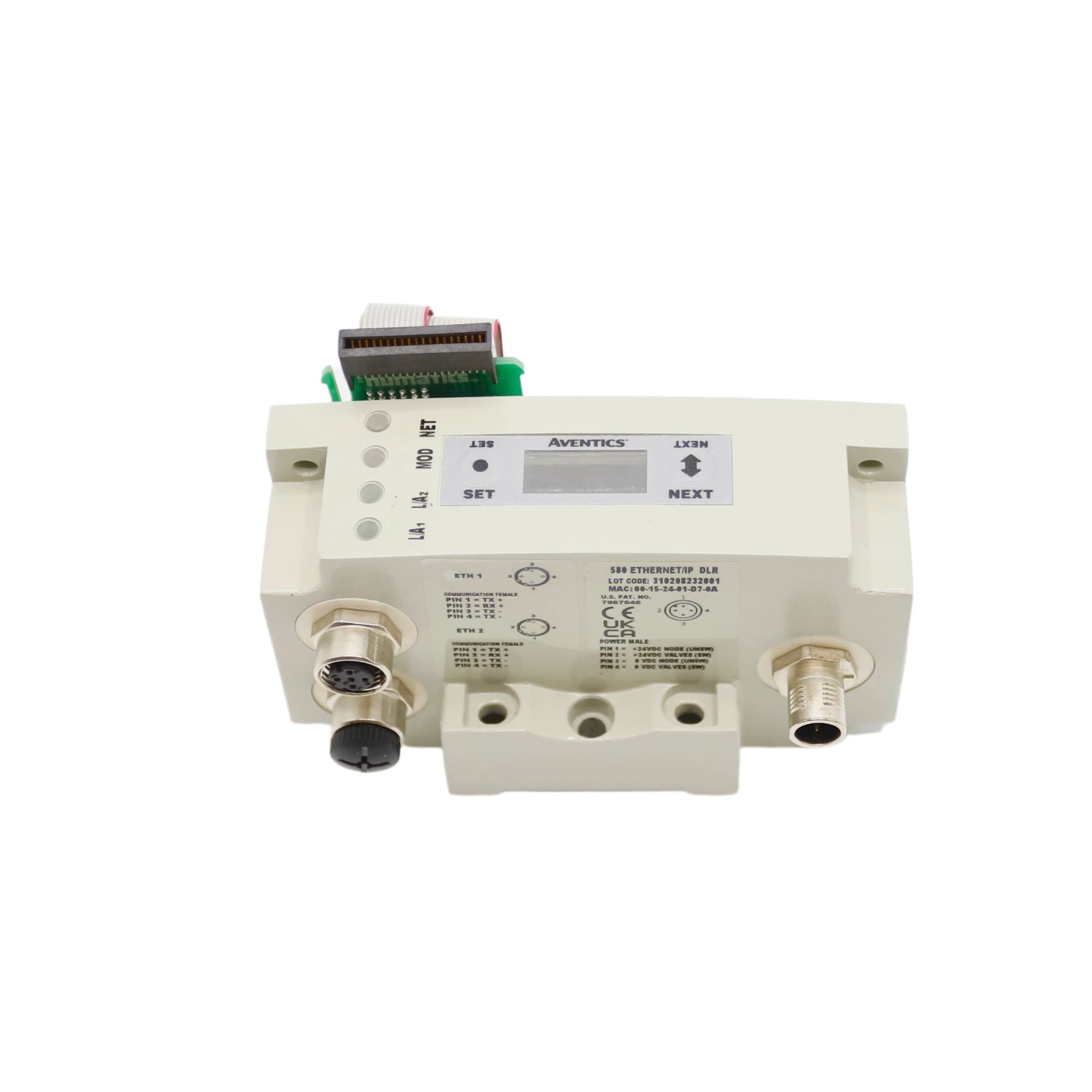 Numatics | Aventics Manifold part 580 Series Ethernet/IP DLR Node | P5 ...