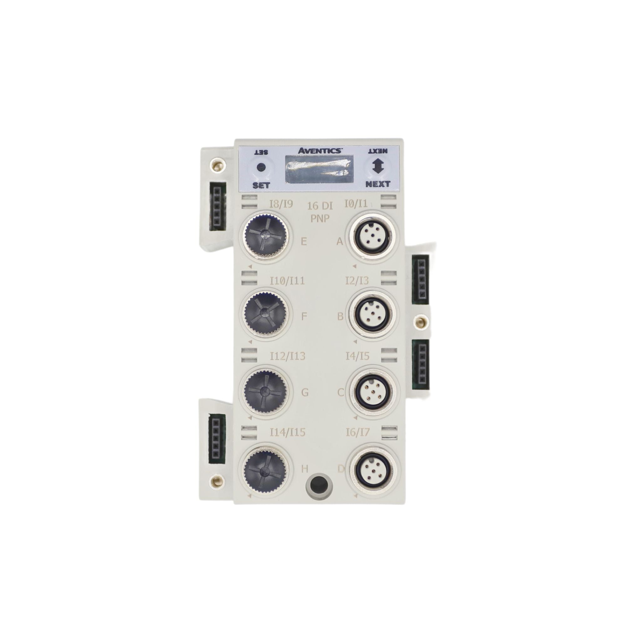 Numatics l Aventics Manifold part G3 16-Inputs PNP Digital 5 Pin Micro Connector | 240-205 - front view