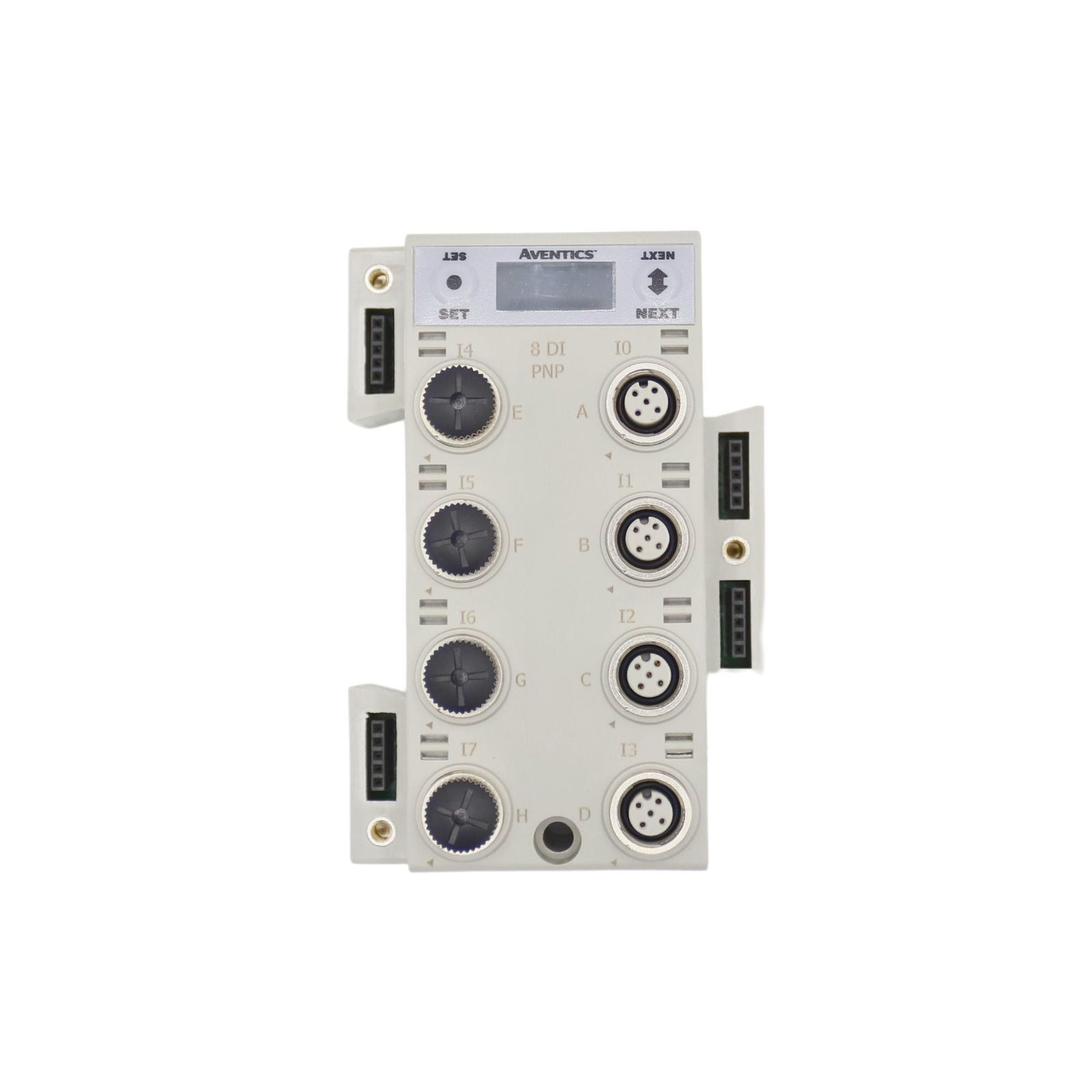 Numatics l Aventics Manifold part G3 8-Inputs PNP Digital 5 Pin Micro Connector | 240-206 - front view