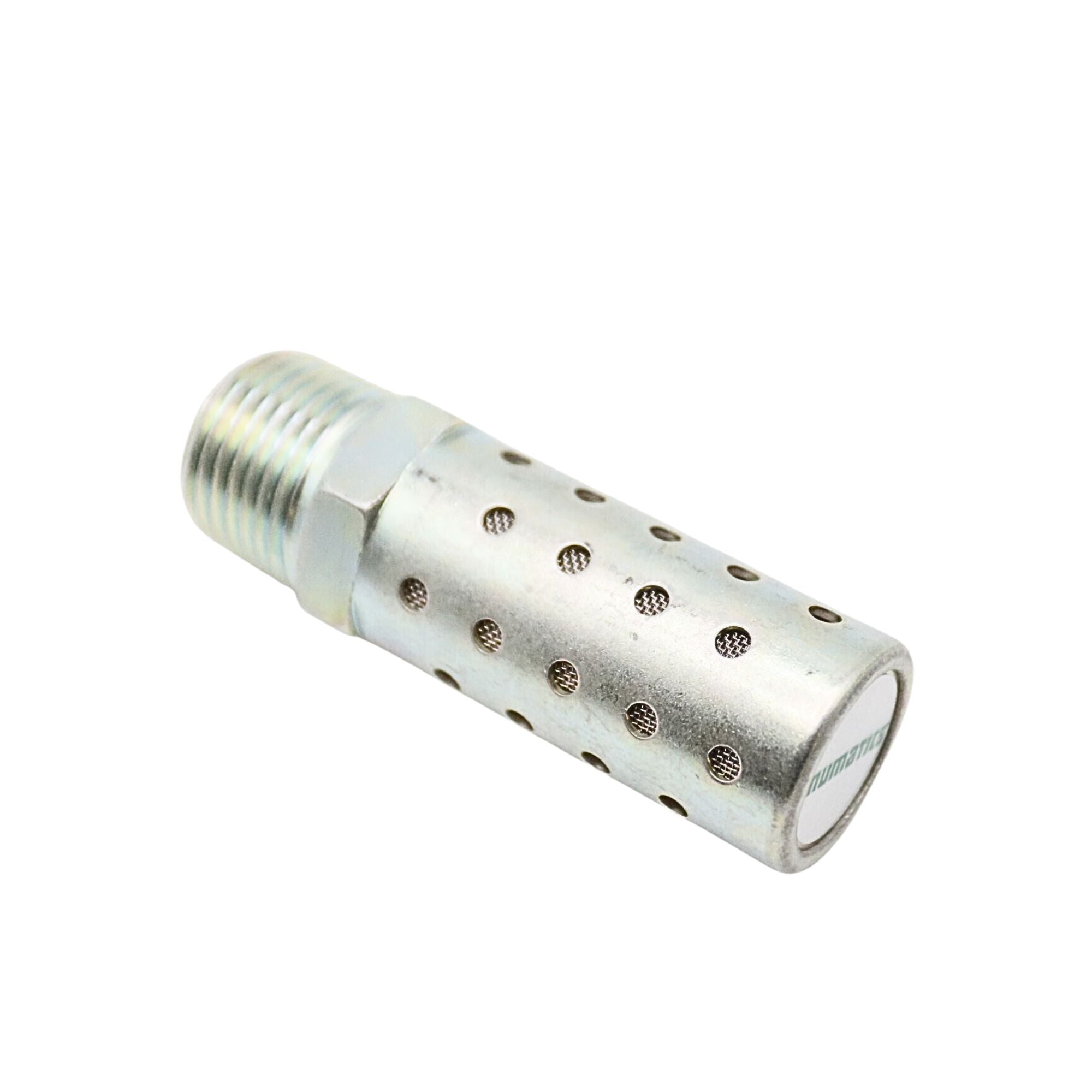muffler with threaded end