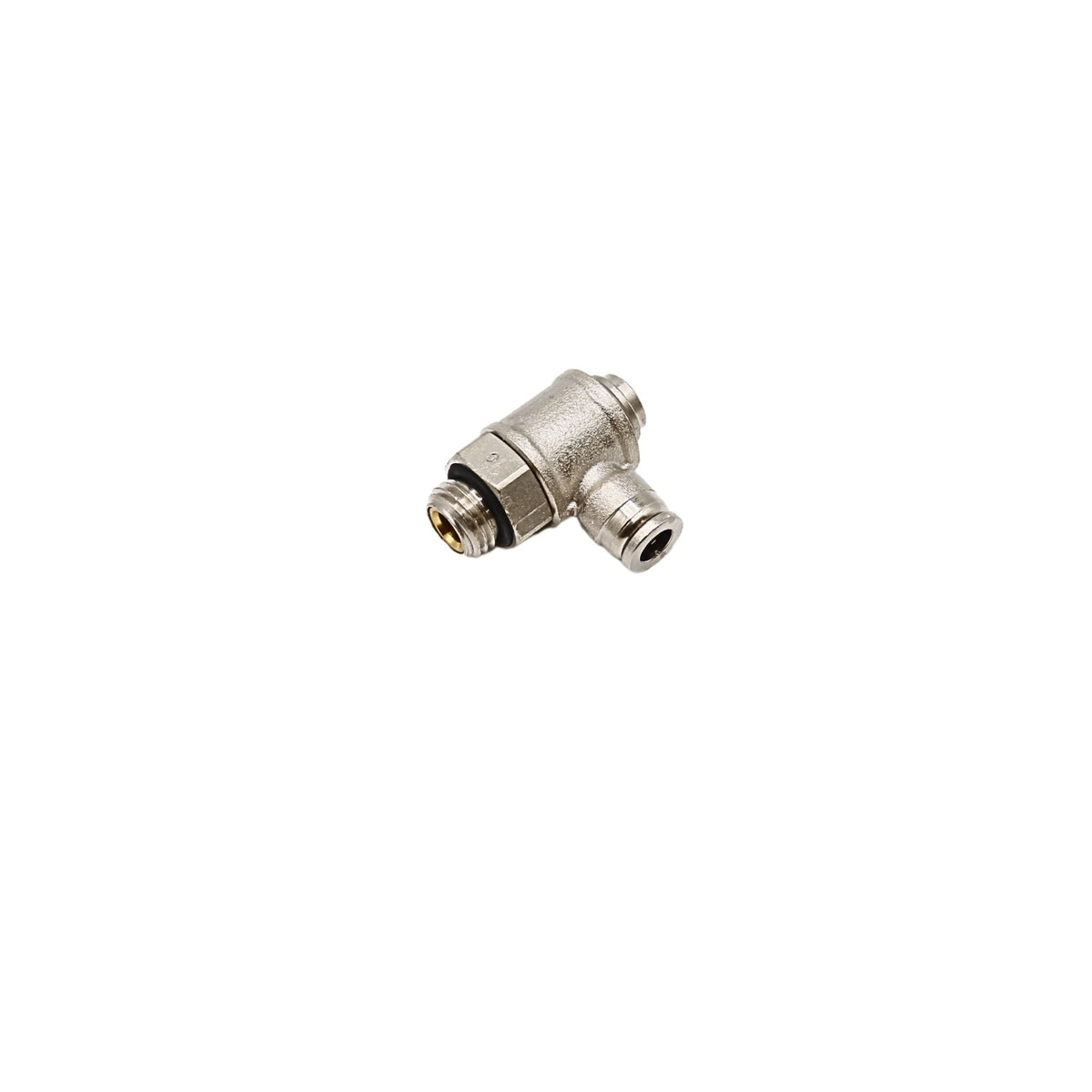 Brass Flow control 1/4 in Tube 1/4 in MNPT meter out