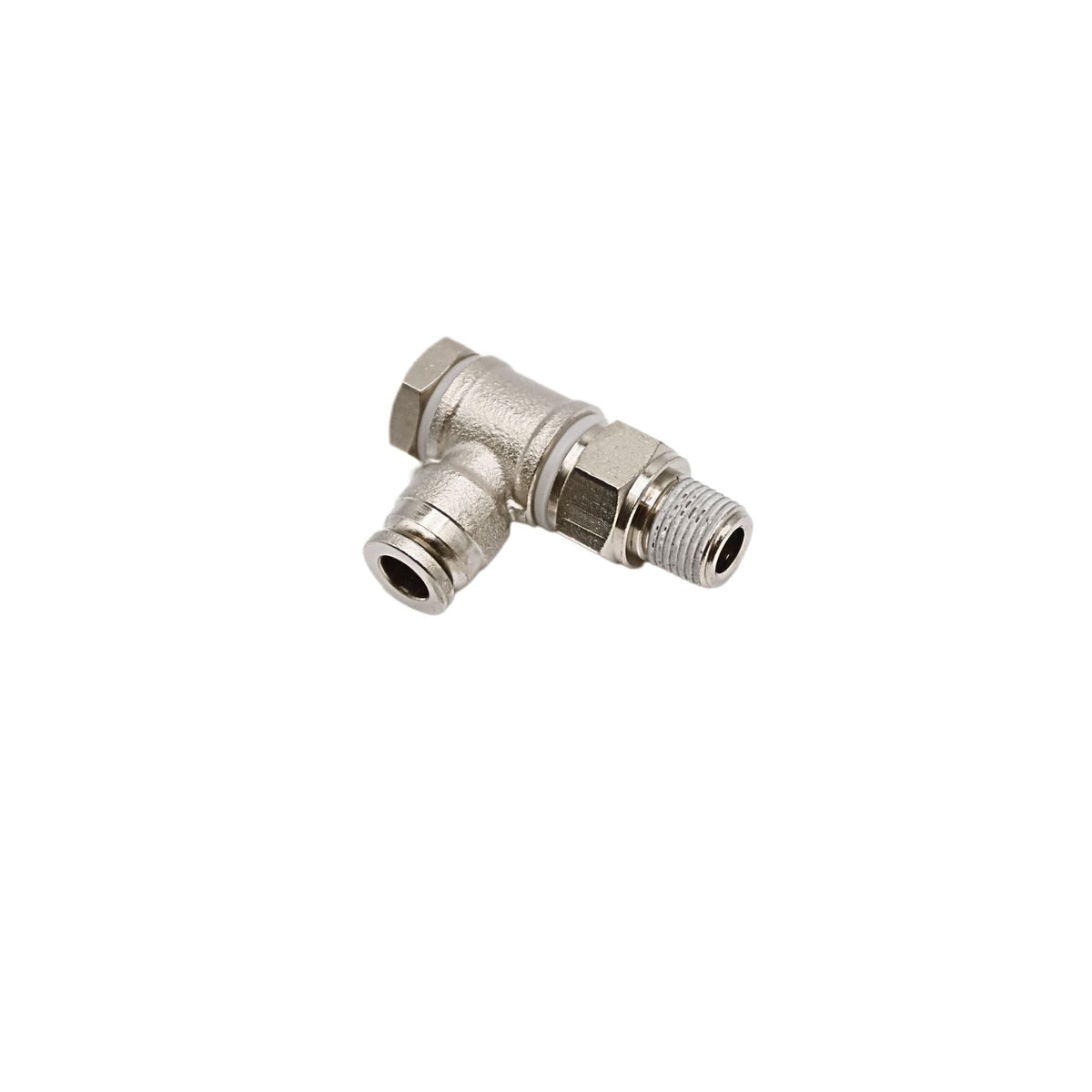 Brass Flow control 1/4 in Tube 1/8 in MNPT meter out