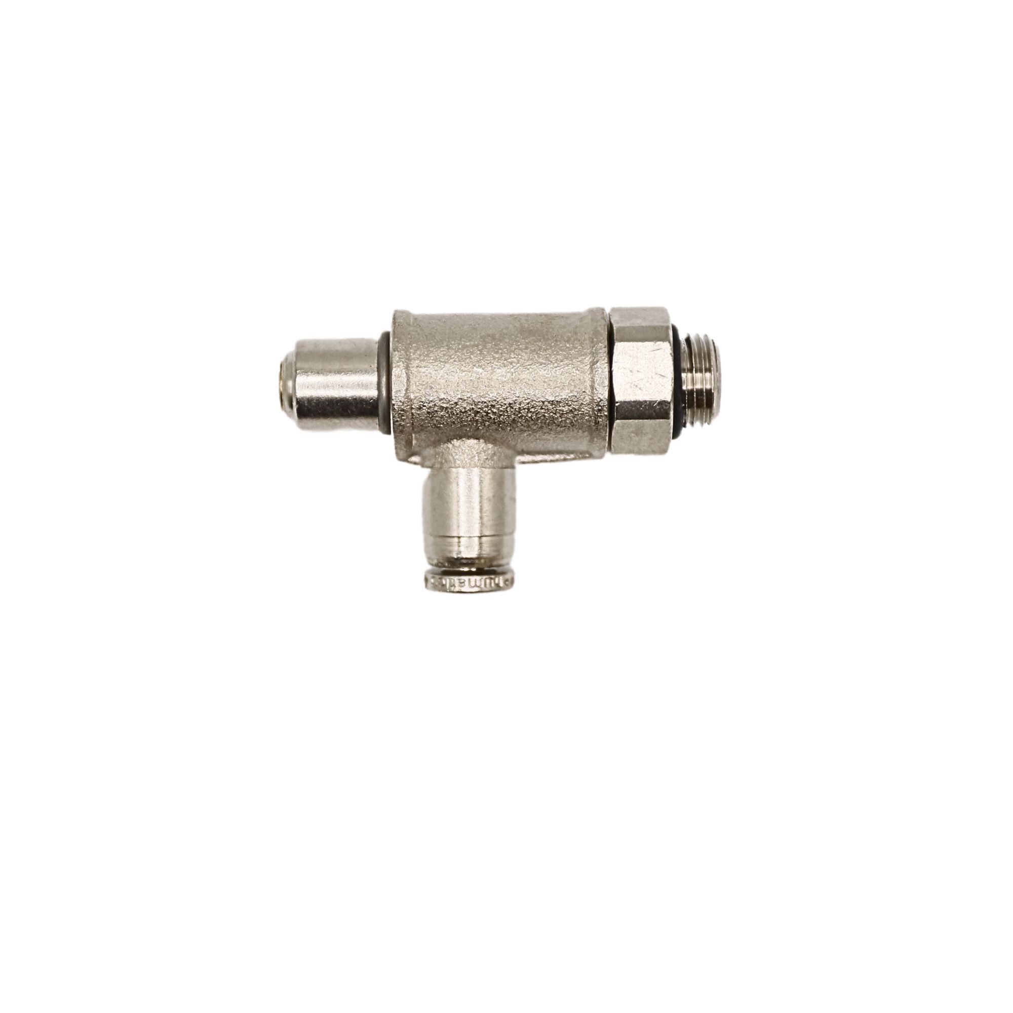 Brass Flow control 6mm Tube 1/8 in MNPT meter out 