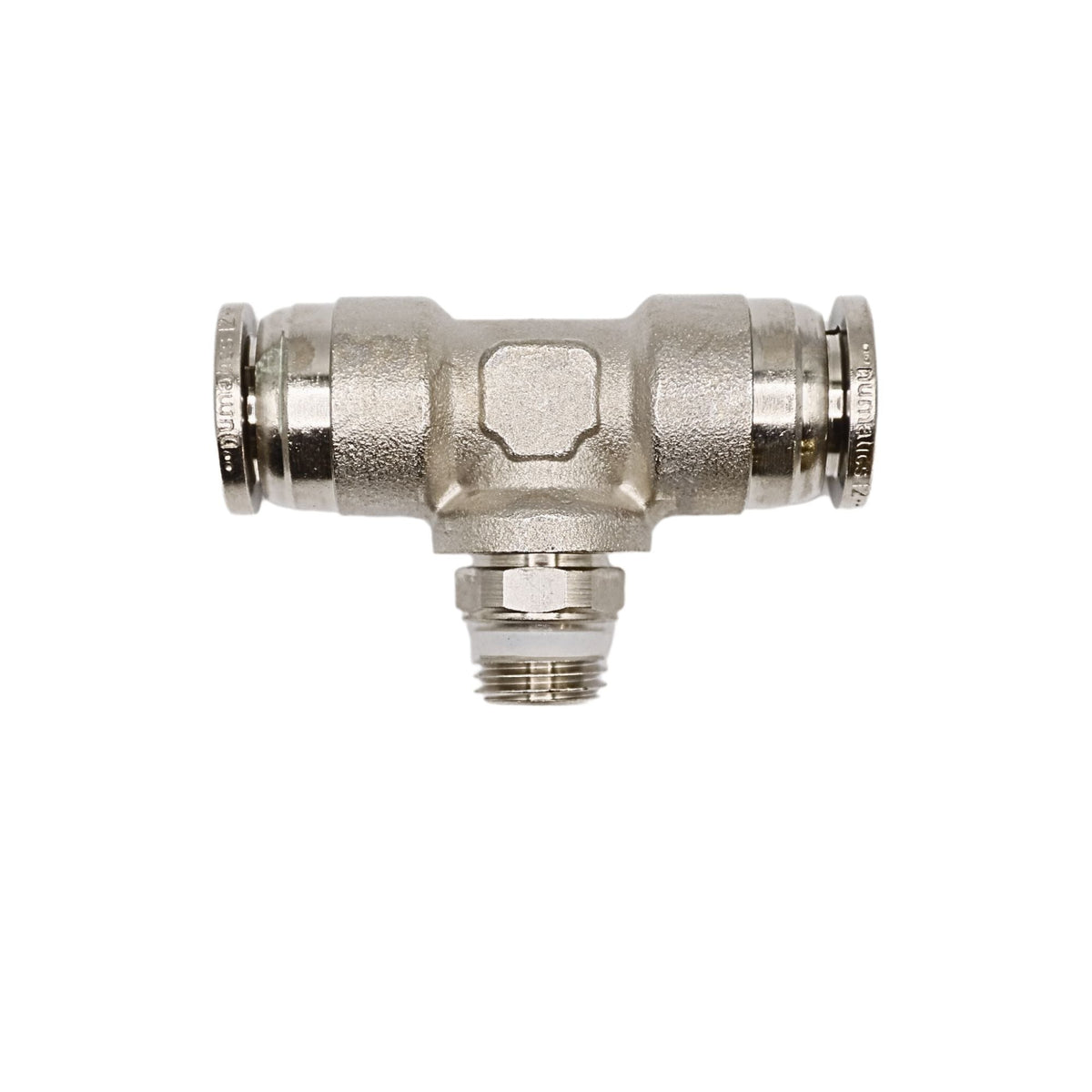 Push-in fitting 12mm Tube 1/4 in MNPT Swivel branch tee