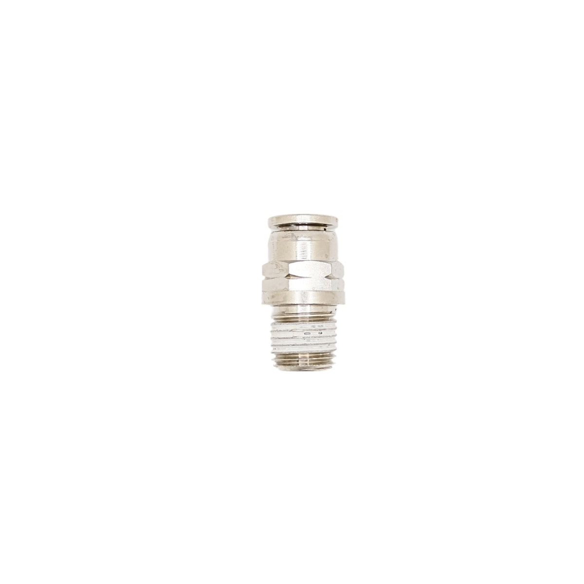 Brass Push-in fitting 1/4 in Tube 1/4 in MNPT (Viton