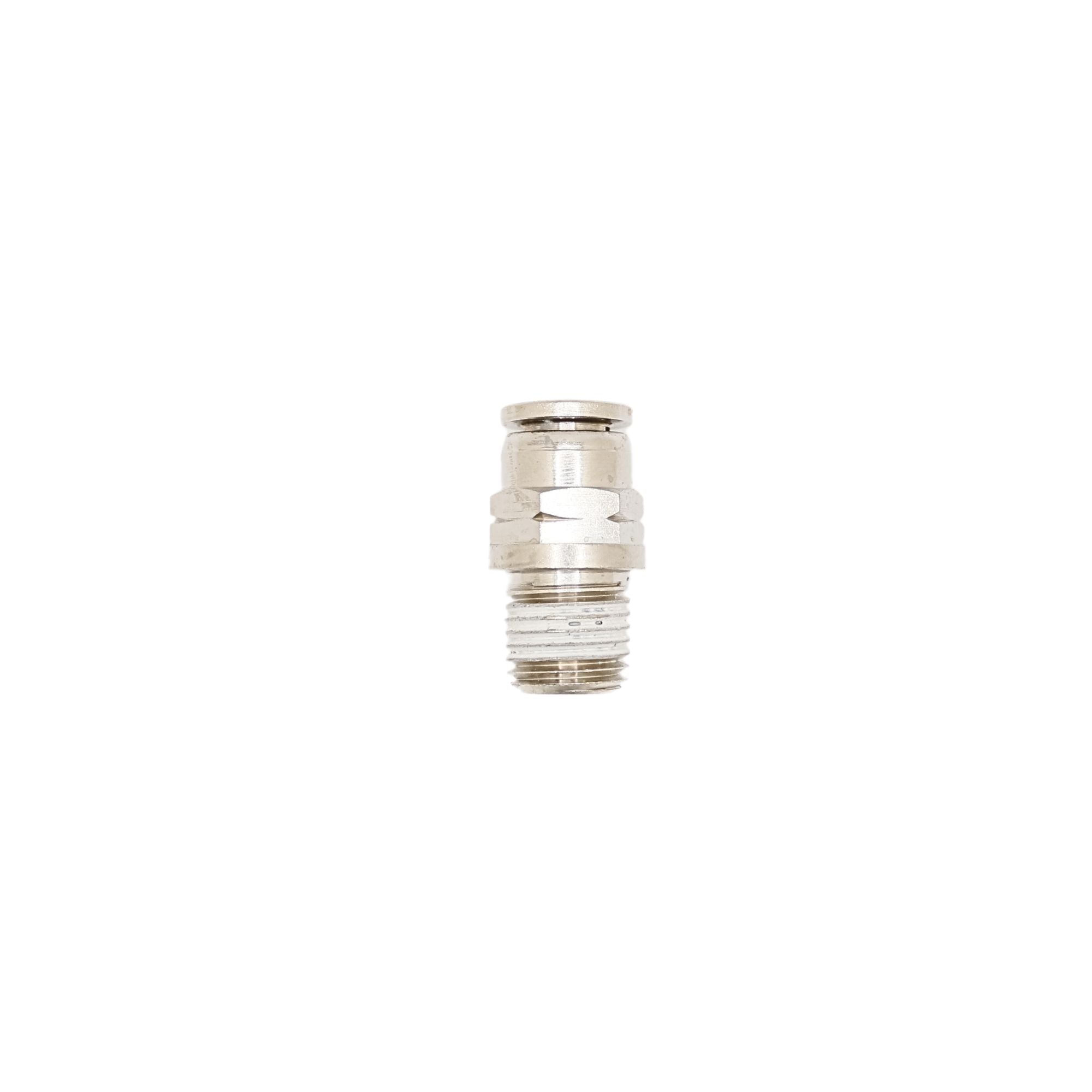 Brass Push-in fitting 1/4 in Tube 1/4 in MNPT (Viton