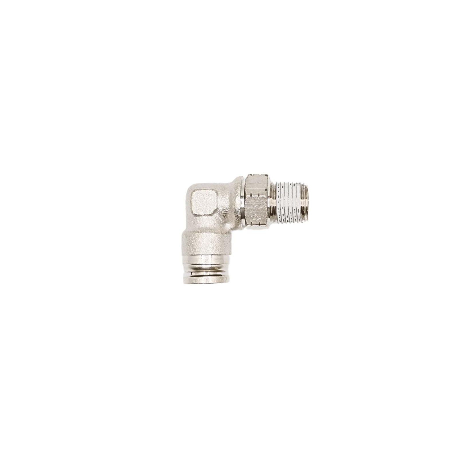  Brass Push-in fitting 1/4 in Tube 1/8 in MNPT Swivel elbow 