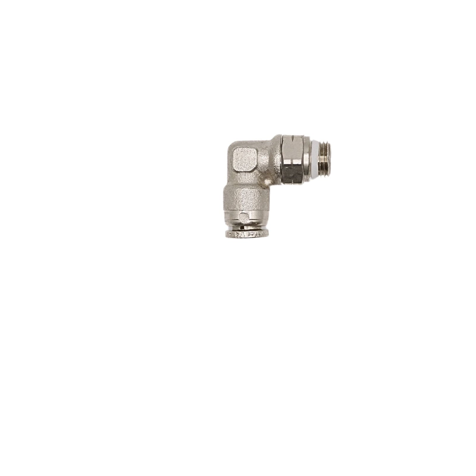 Push-in fitting 1/4 in Tube 1/8 in MNPT Swivel elbow (Viton)