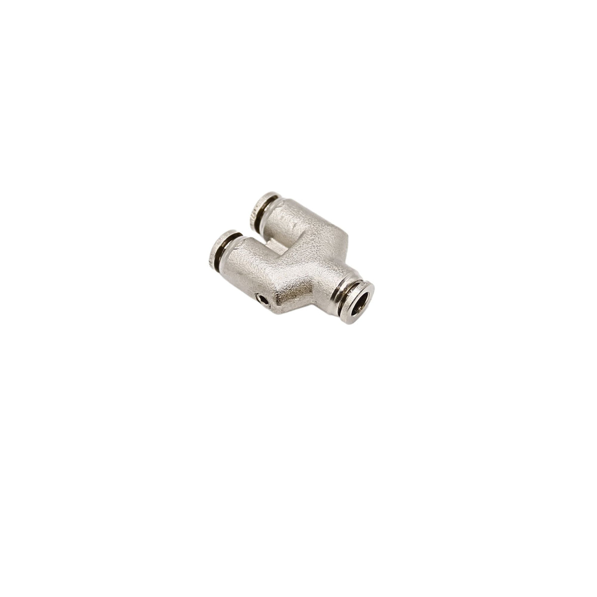 Brass Push-in fitting 1/4 in Tube union Y