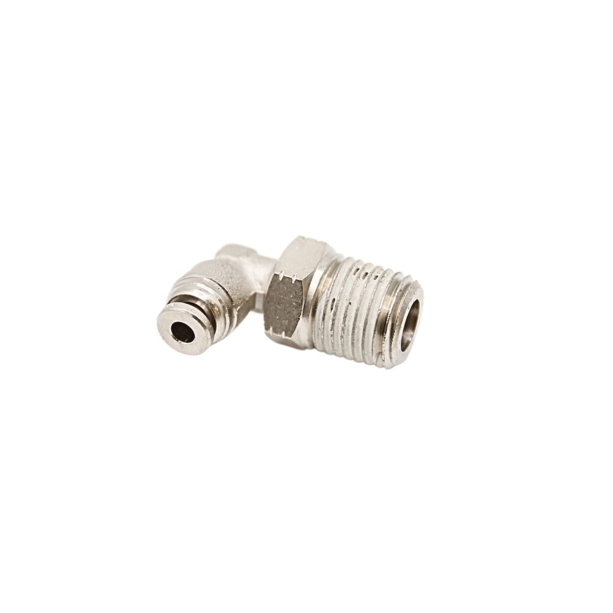 Aventics NP Brass Push-in fitting 1/8 in Tube 1/4 in MNPT Swivel elbow