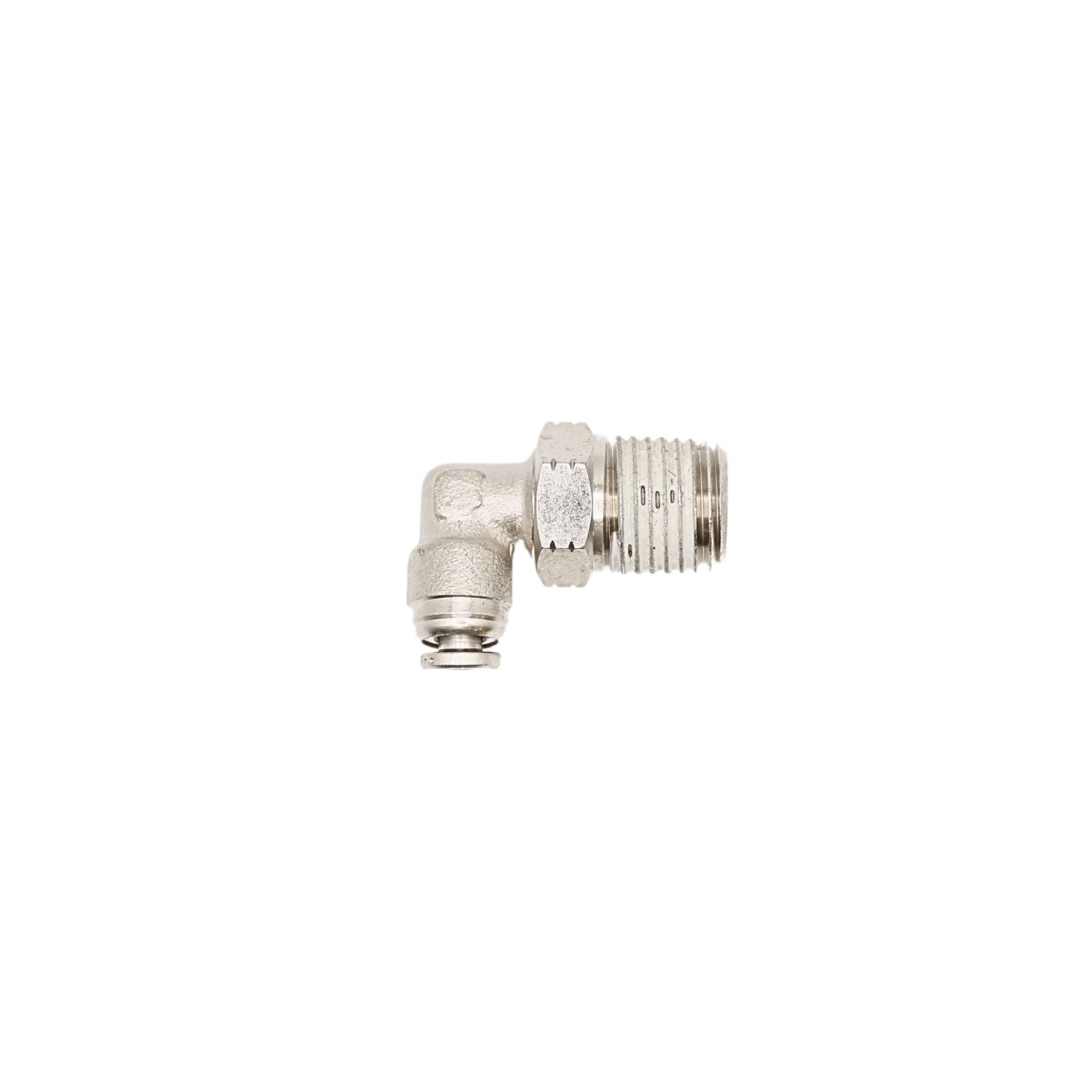 Aventics NP Brass Push-in fitting 1/8 in Tube 1/4 in MNPT Swivel elbow