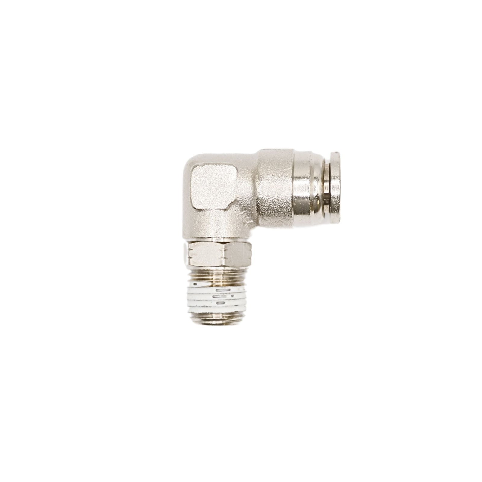  Brass Push-in fitting 3/8 in Tube 1/4 in MNPT Swivel elbow 