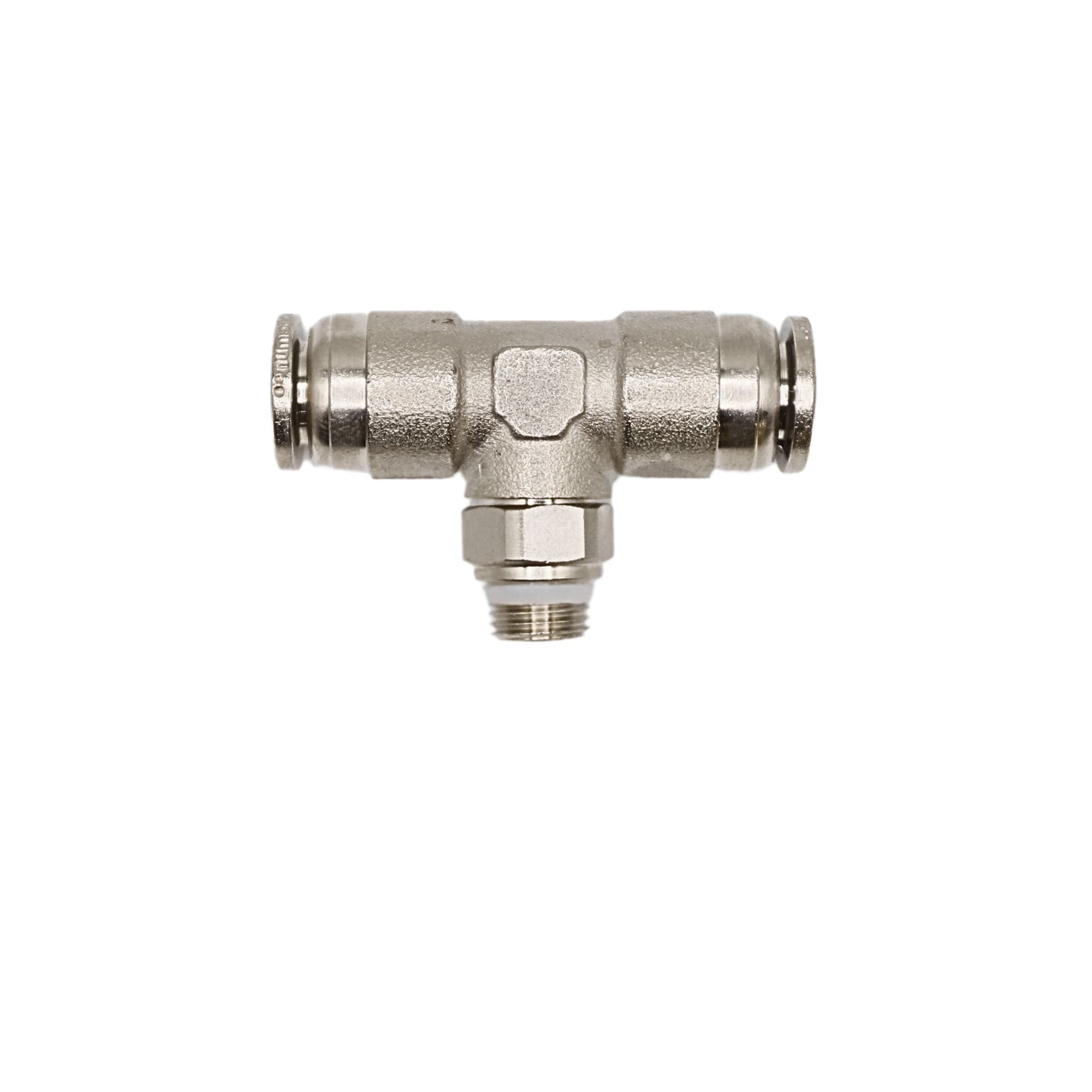 Push-in fitting 8mm Tube 1/8 in MNPT Swivel branch tee