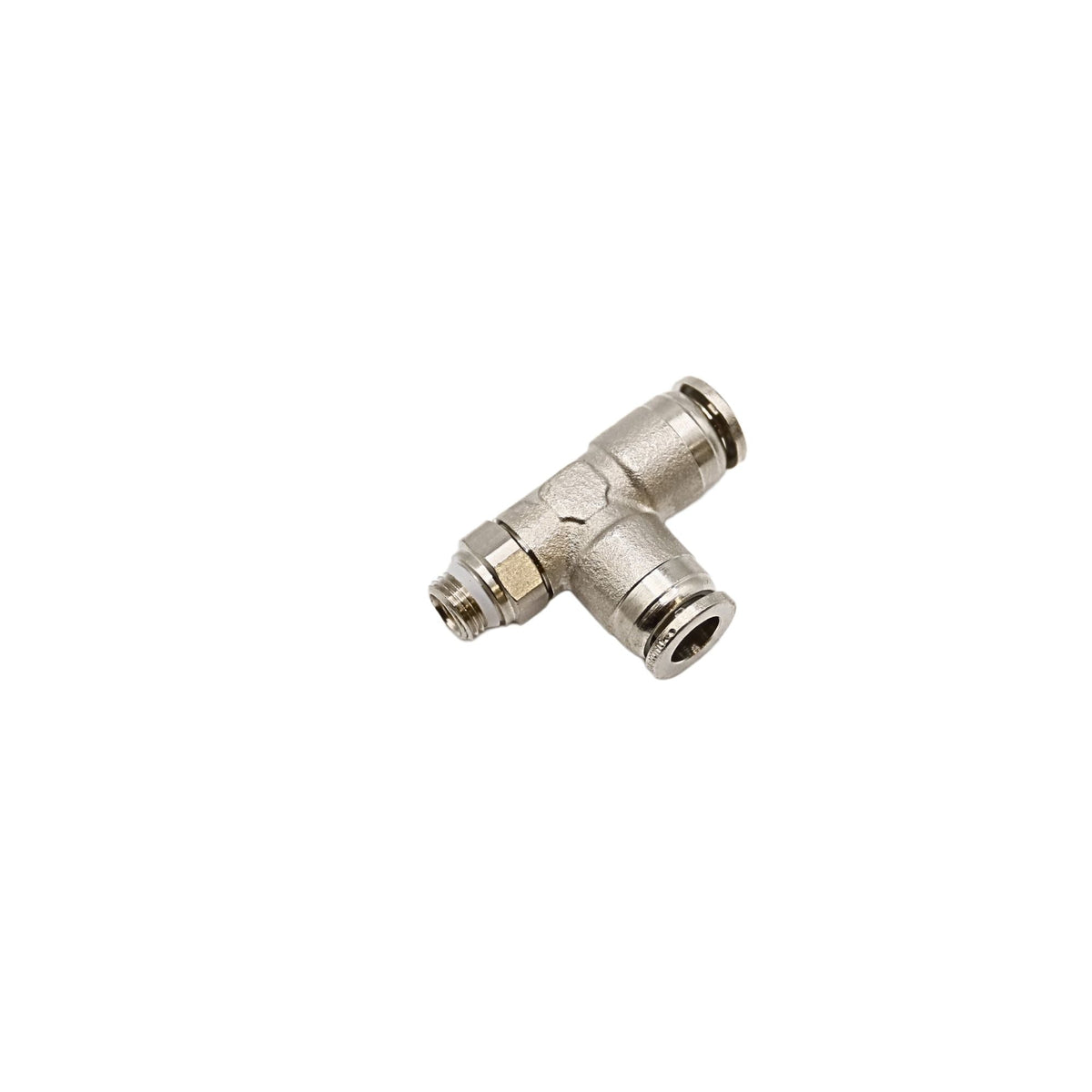 Push-in fitting 8mm Tube 1/8 in MNPT Swivel run tee