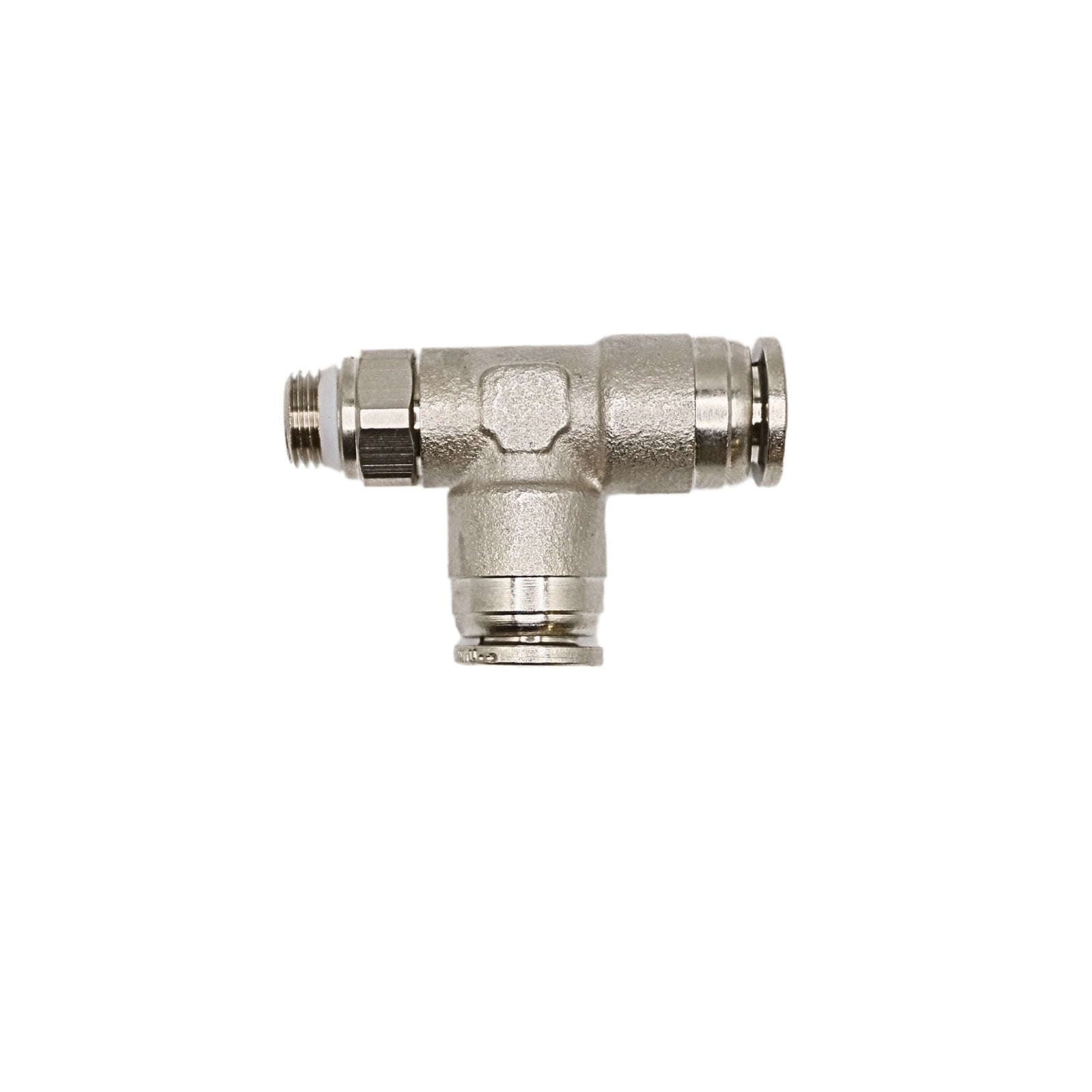 Push-in fitting 8mm Tube 1/8 in MNPT Swivel run tee
