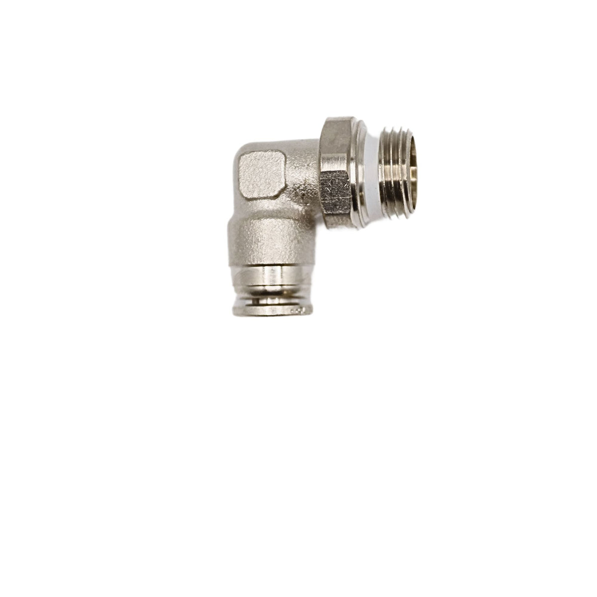 Brass Push-in fitting 8mm Tube 3/8 in MNPT Swivel elbow