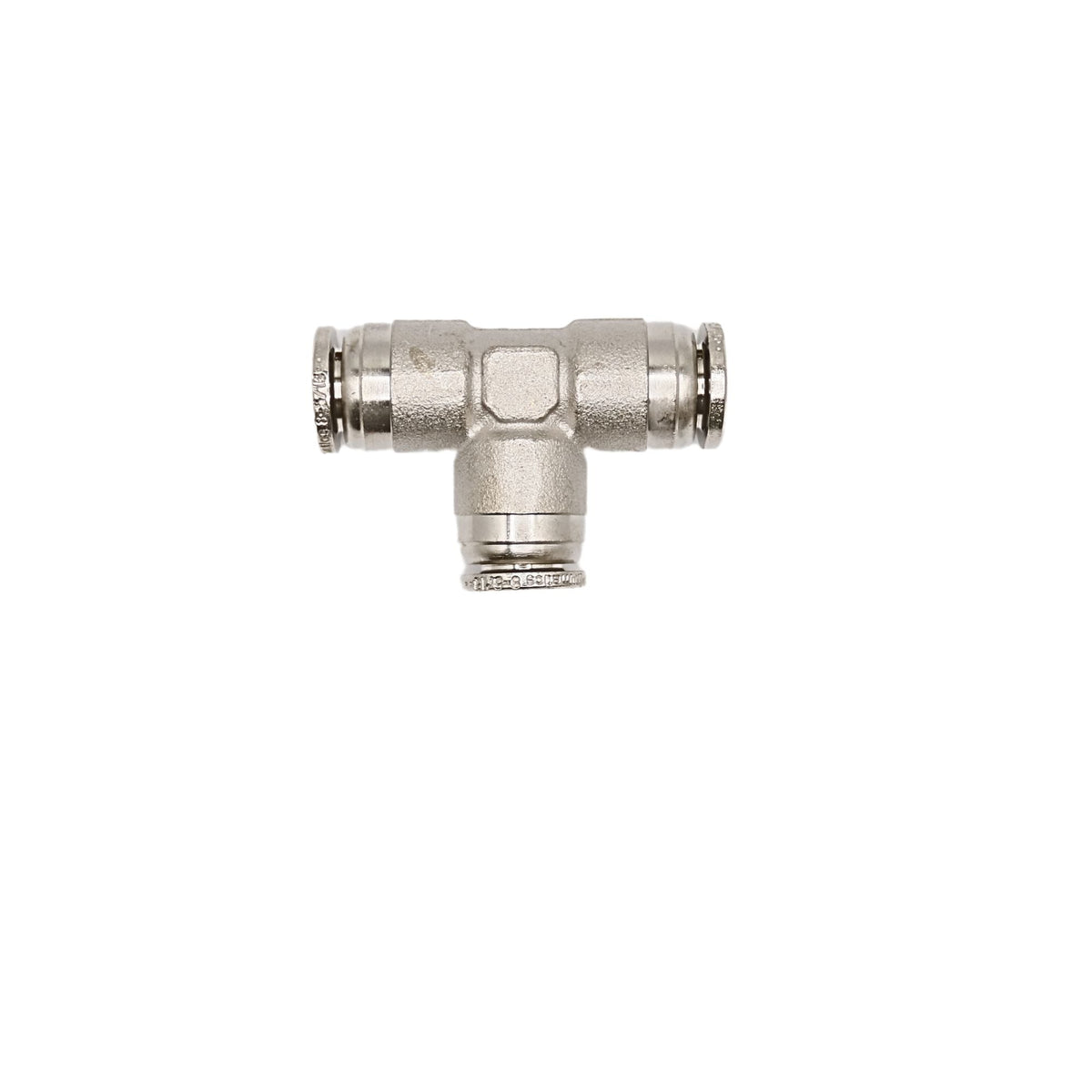 Brass Push-in fitting 8mm Tube union tee