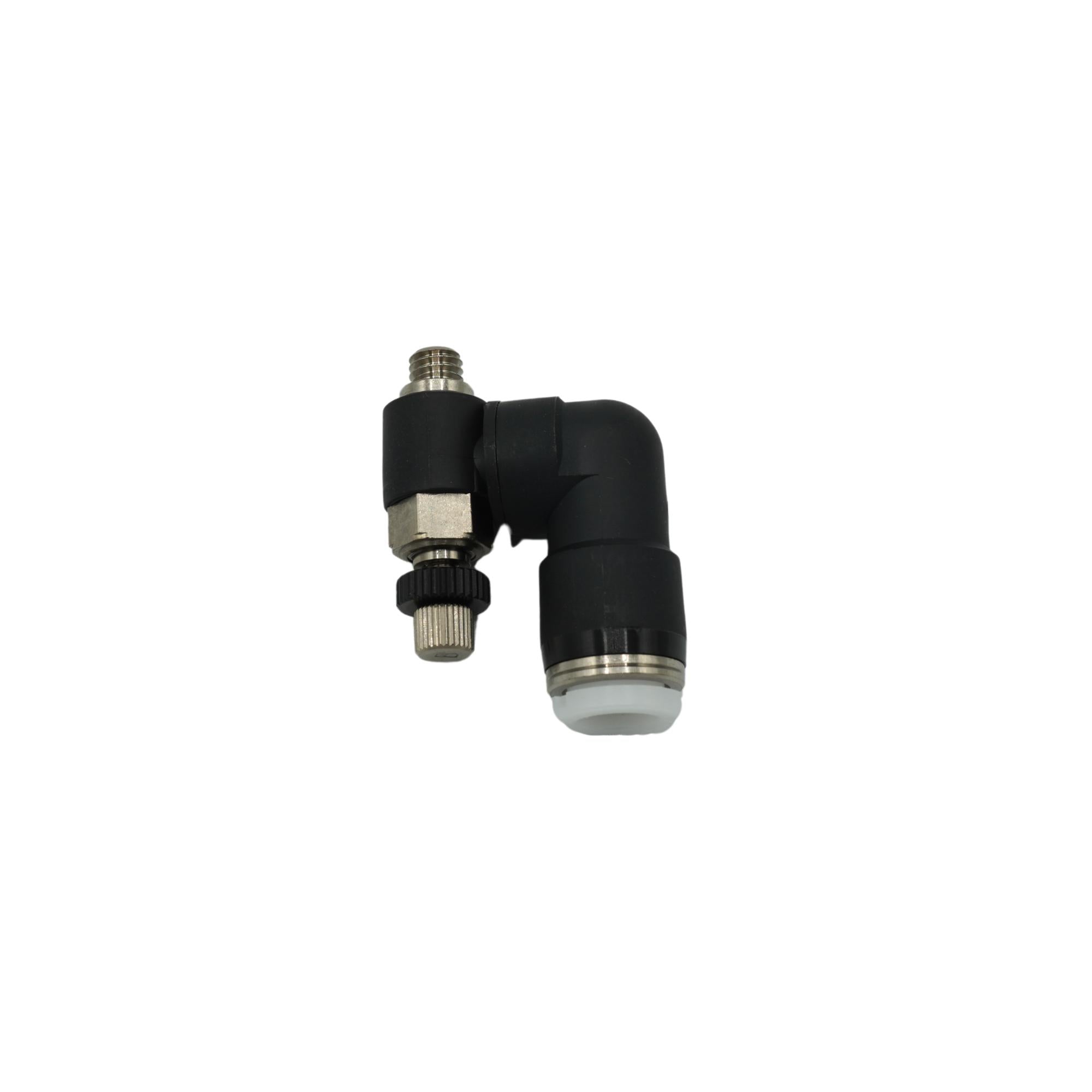 Pisco | Koganei | 10-32UNF x 1/4" Tube Flow Control, Meter-in | JSS1/4-U10BU-Pneumatic-TECO Technology