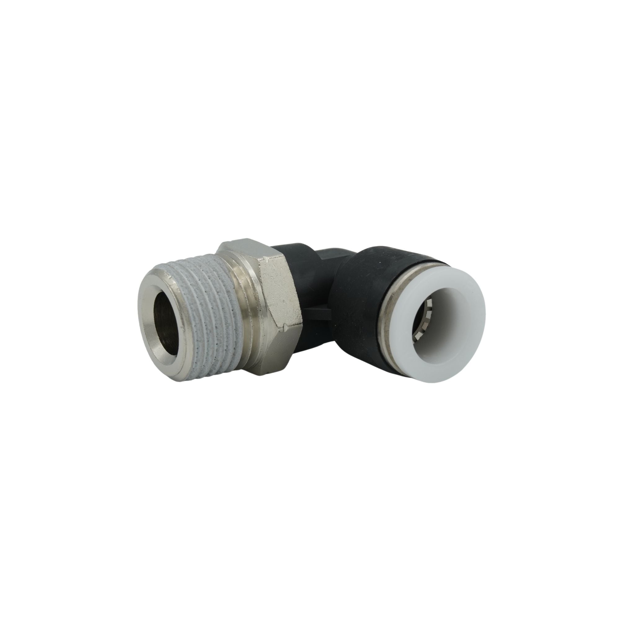 Pisco | Koganei | 1/2 in NPT x 1/2 in Tube Elbow | PL1/2-N4U-Pneumatic-TECO Technology