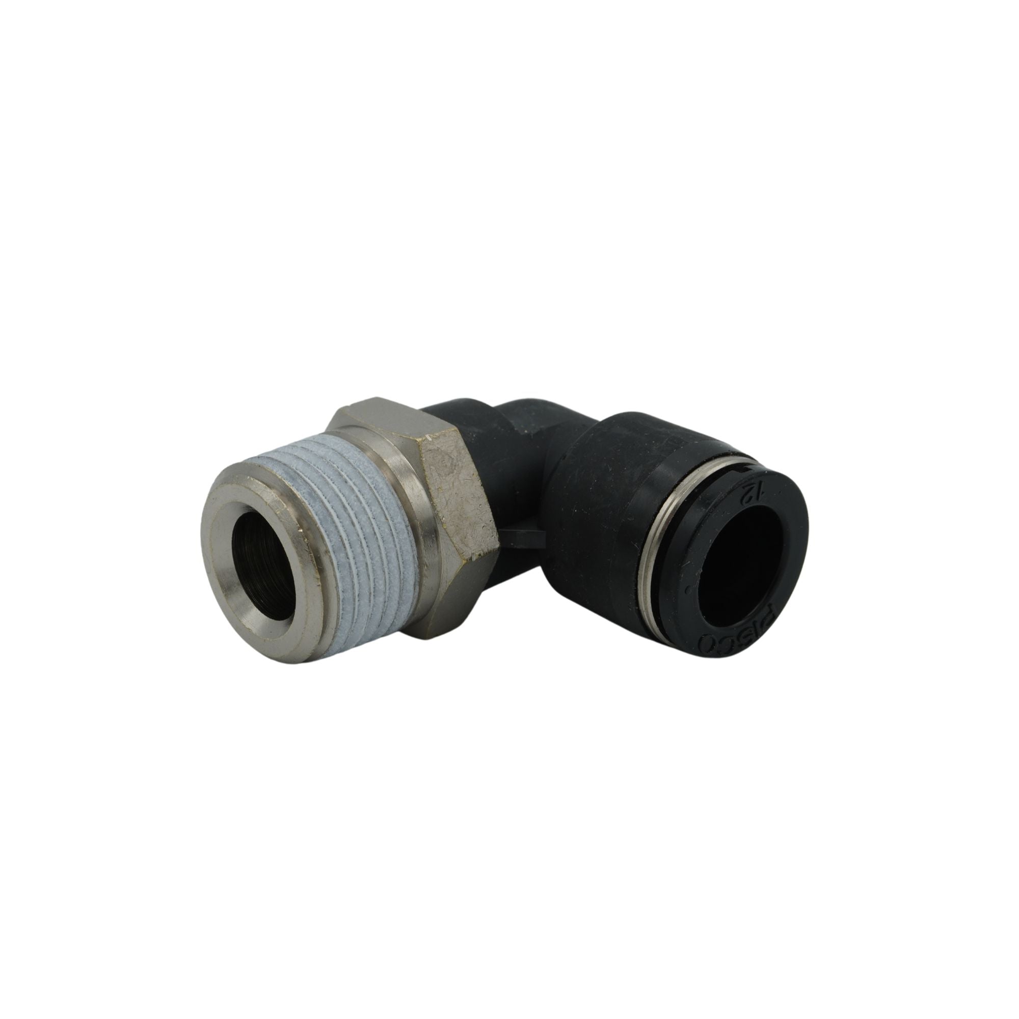 Pisco | Koganei | 1/2 in NPT x 12mm Tube Elbow | PL12-N4U-Pneumatic-TECO Technology