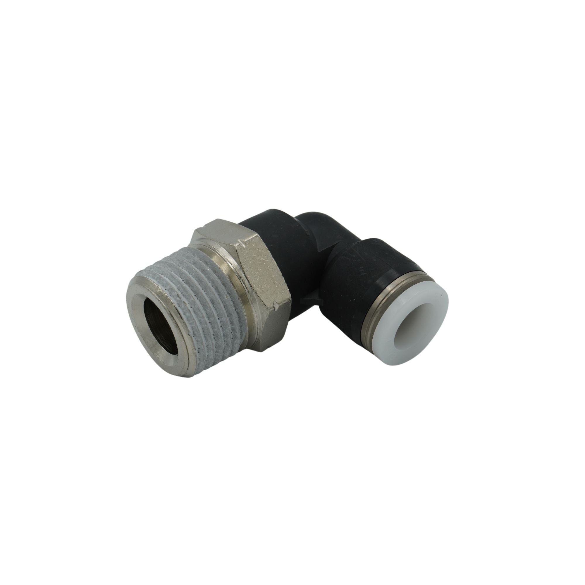 Pisco | Koganei | 1/2 in NPT x 3/8 in Tube Elbow | PL3/8-N4U-Pneumatic-TECO Technology