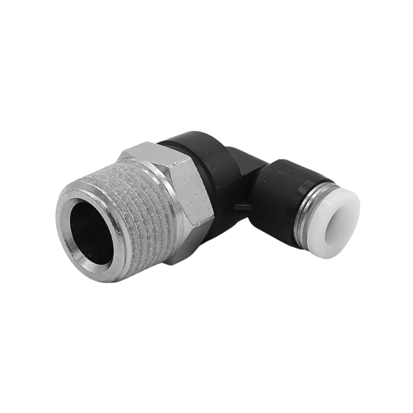 Pisco | Koganei | 1/4 in NPT x 3/8 in Tube Elbow | PL1/4-N3U-Pneumatic-TECO Technology