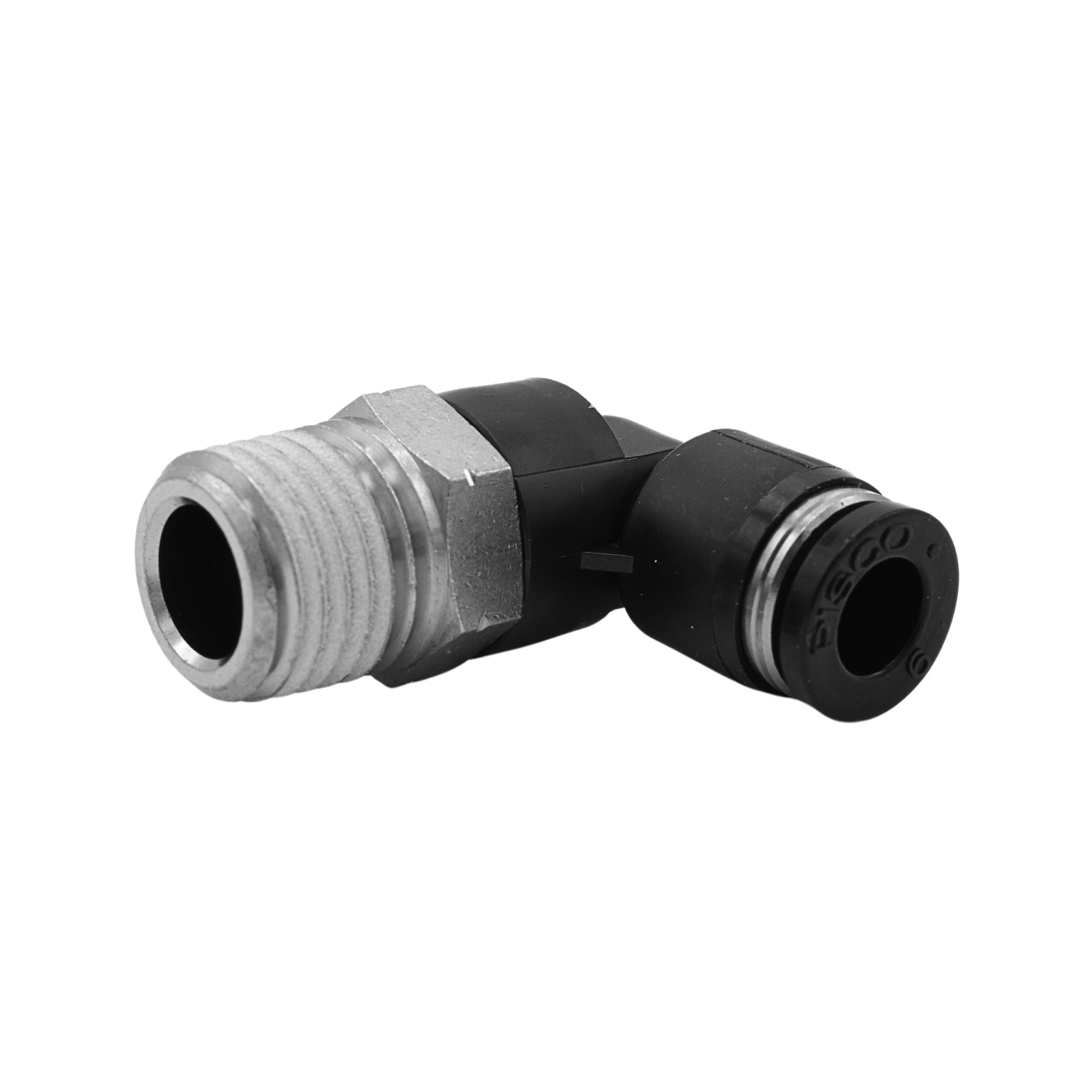 Pisco | Koganei | 1/4 in NPT x 6mm Tube Elbow | PL6-N2U-Pneumatic-TECO Technology