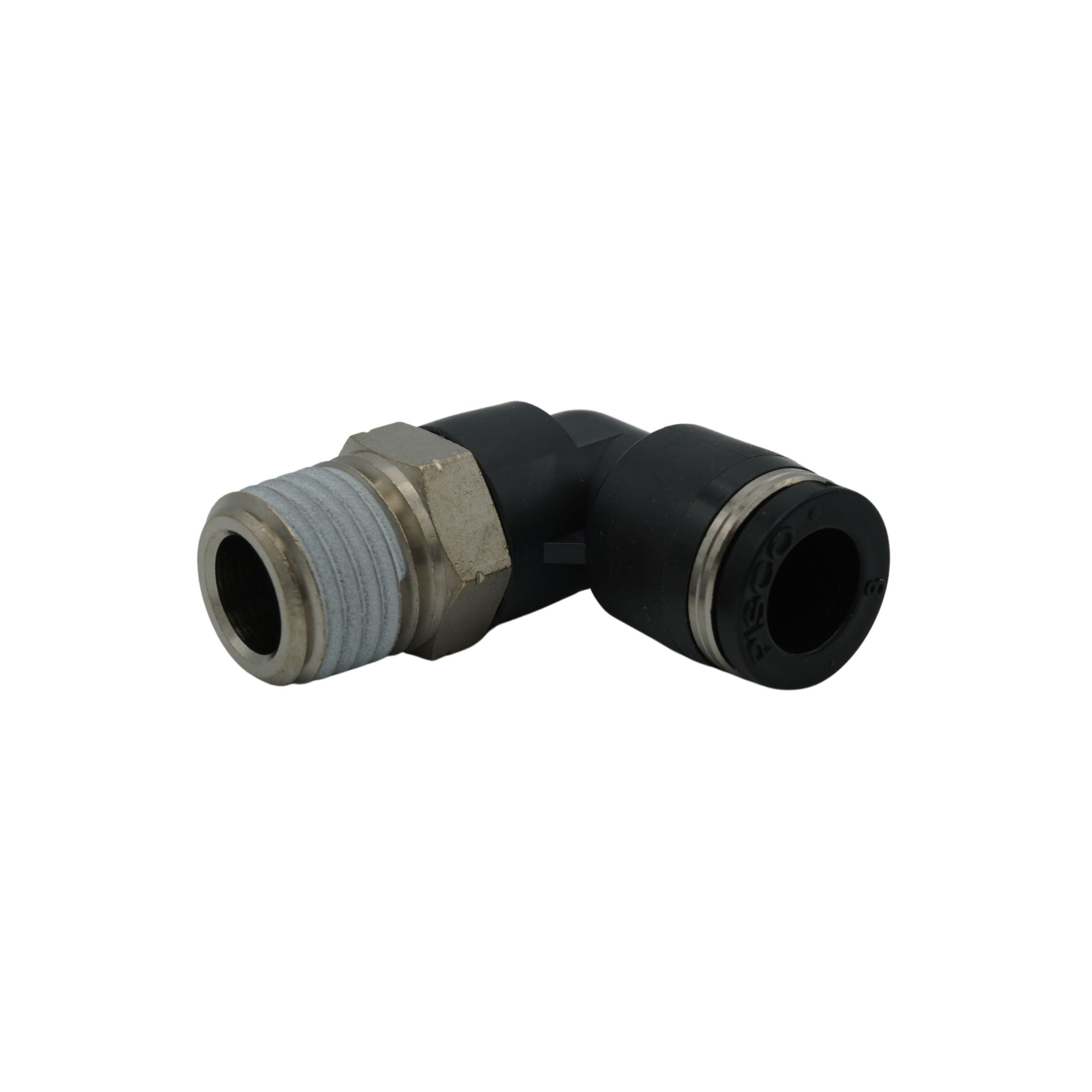Pisco | Koganei | 1/4 in NPT x 8mm Tube Elbow | PL8-N2U-Pneumatic-TECO Technology