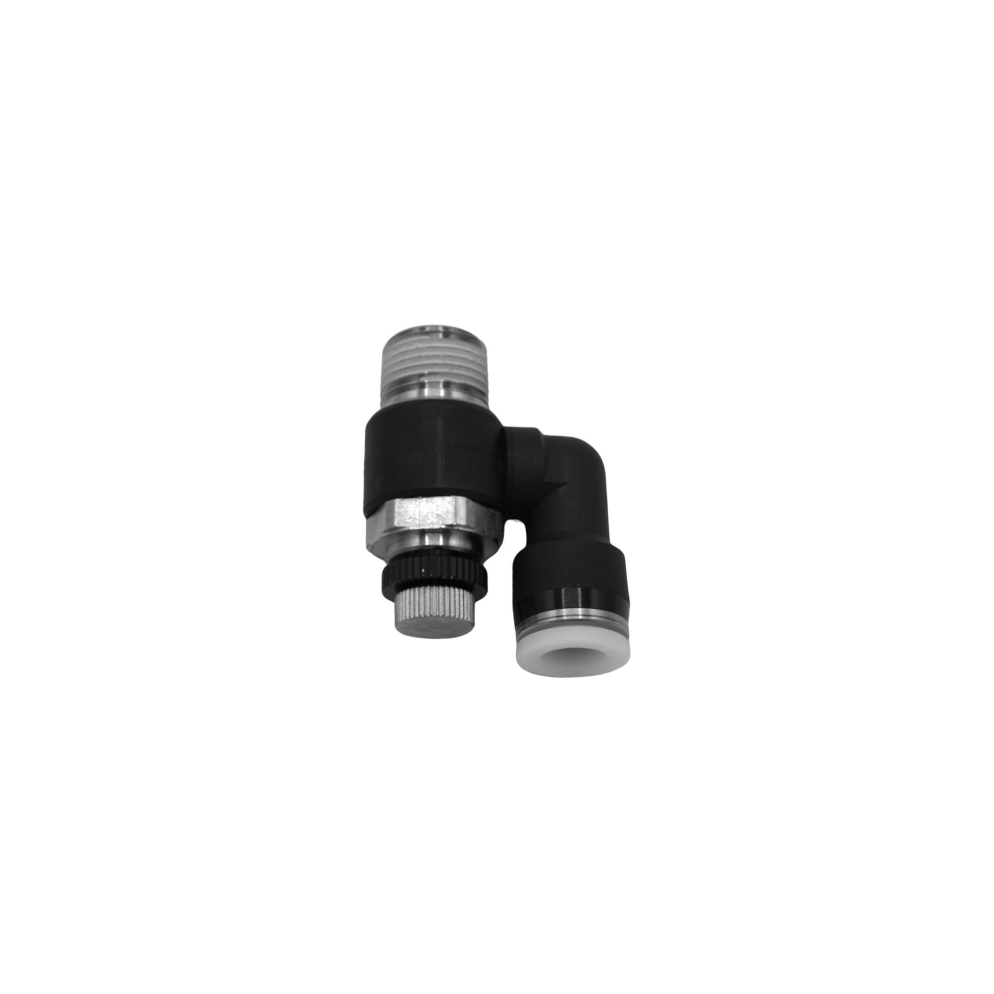 Pisco | Koganei | 1/4" NPT x 3/8" Tube Flow Control, Meter-in | JSS3/8-N3BU-Pneumatic-TECO Technology