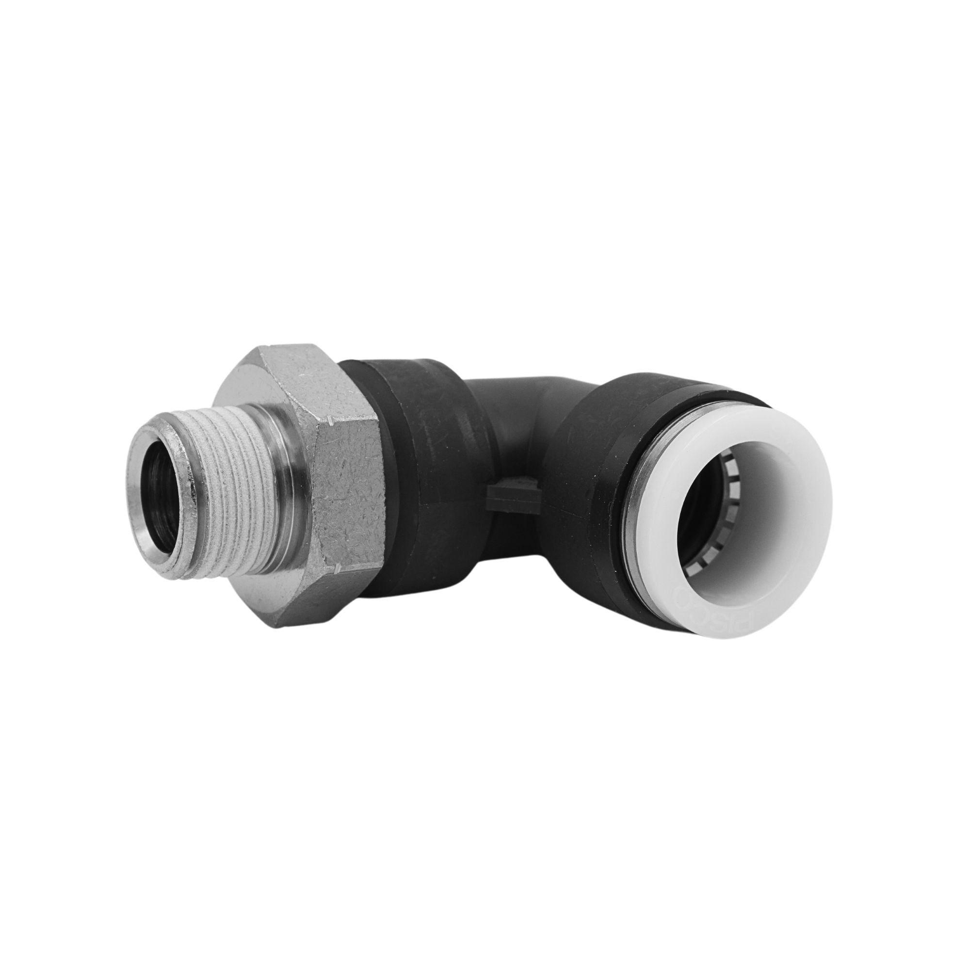 Pisco | Koganei | 3/8 in NPT x 5/8 in Tube Elbow | PL5/8-N3U-Pneumatic-TECO Technology