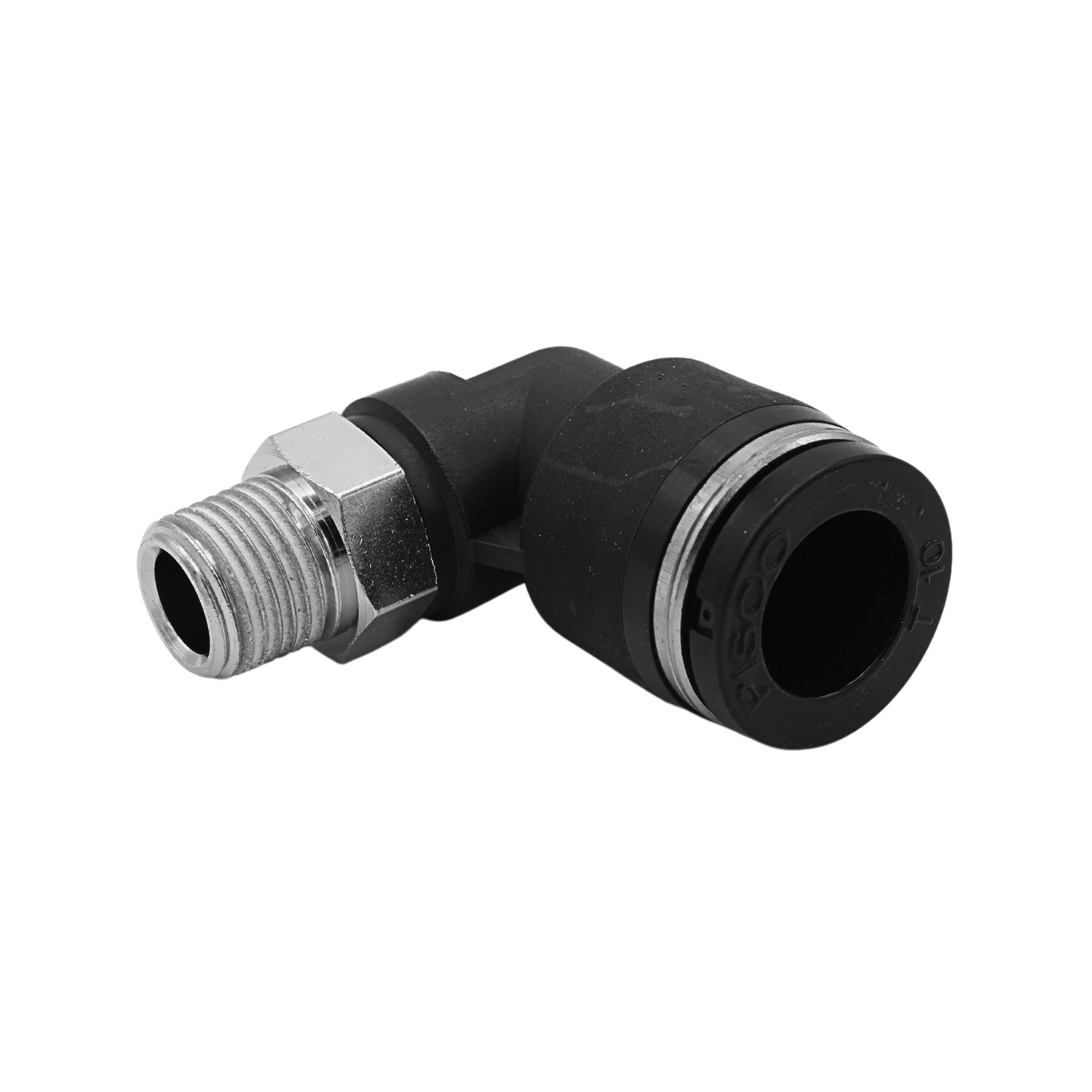 Pisco | Koganei | R1/8 x 10mm Tube Elbow | PL10-01-Pneumatic-TECO Technology