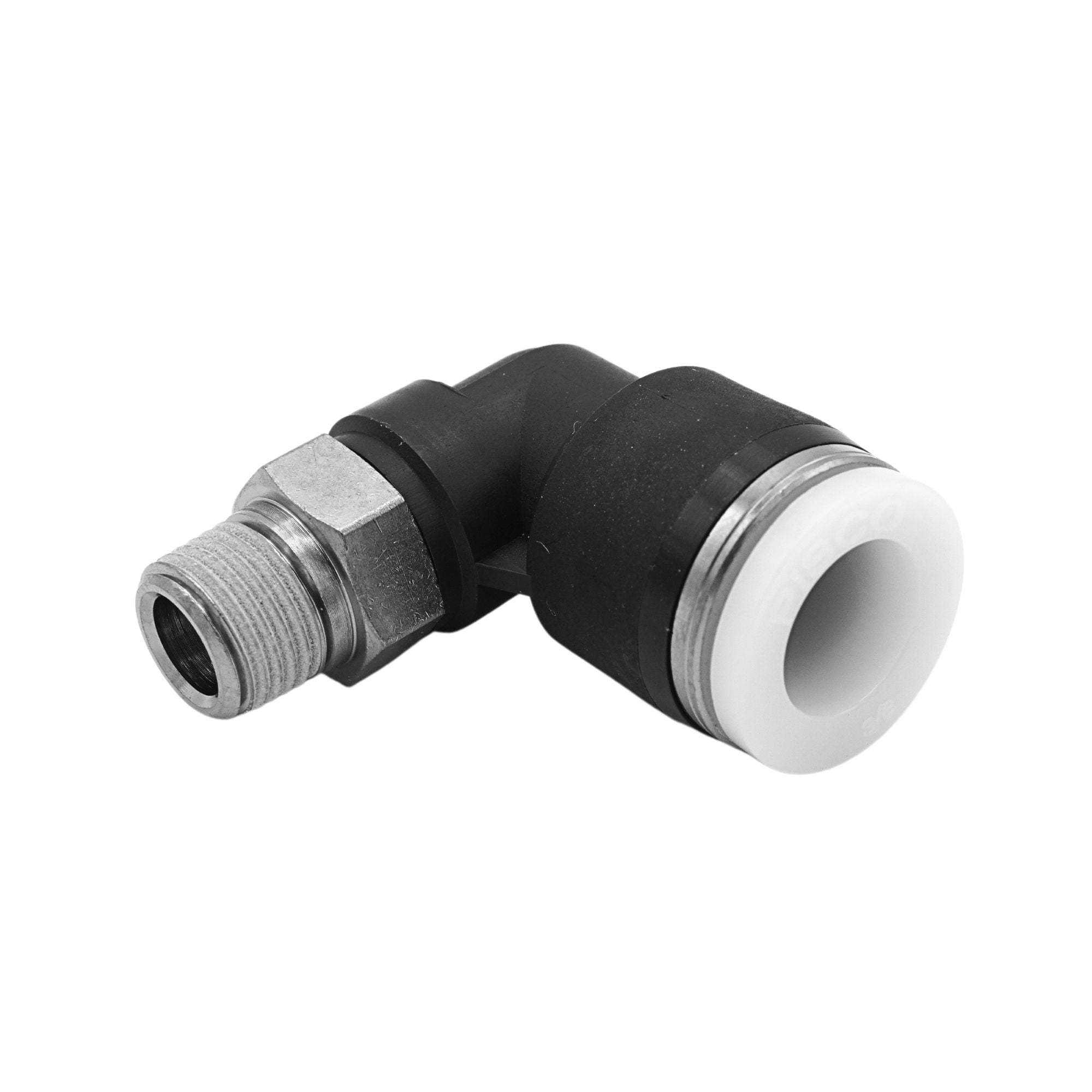 Pisco | Koganei | R1/8 x 3/8 in Tube Elbow | PL3/8-01-Pneumatic-TECO Technology