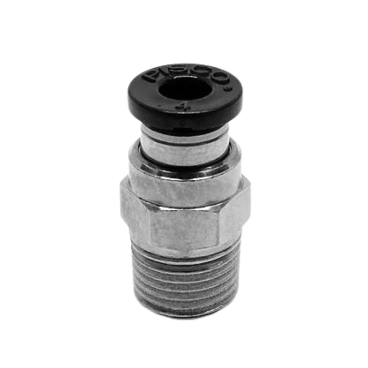Pisco | Koganei | R1/8 x 4mm Tube Straight | PC4-01-Pneumatic-TECO Technology